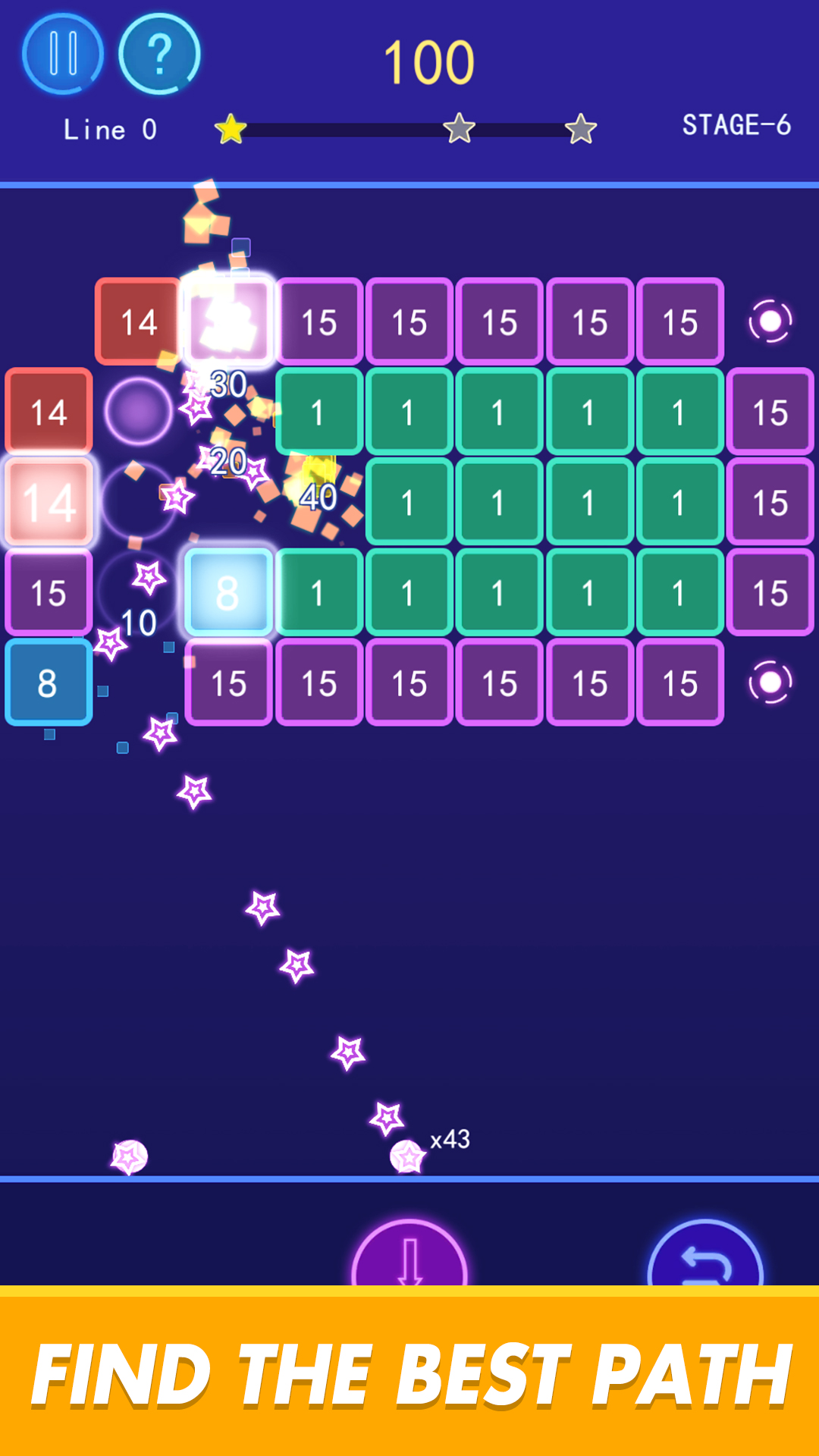 اسکرین شات 1 بازی Bricks Break Master