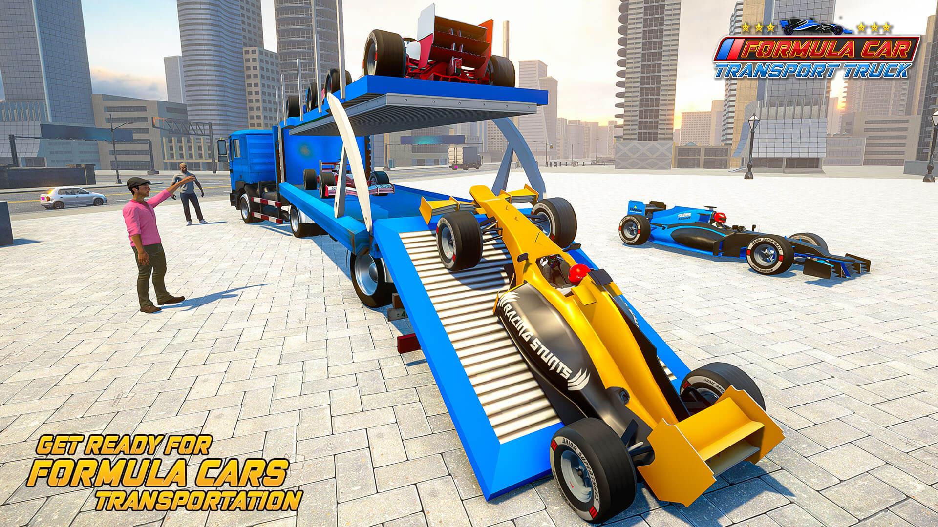 اسکرین شات 3 برنامه Formula Car Transporter Truck