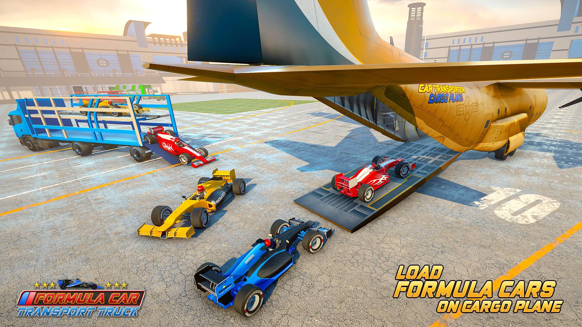 اسکرین شات 2 برنامه Formula Car Transporter Truck