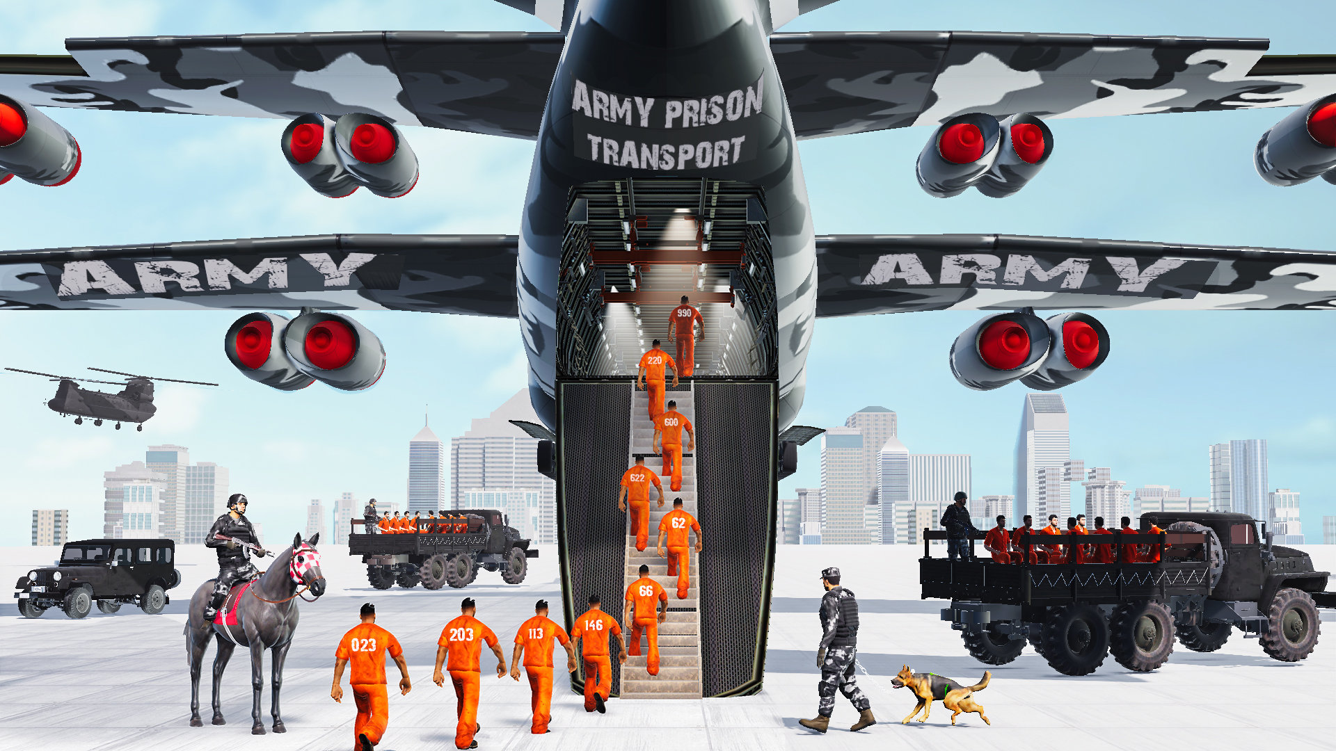 اسکرین شات 5 بازی Army Prisoner Transport Truck