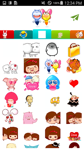 اسکرین شات 3 برنامه Animated Love Stickers