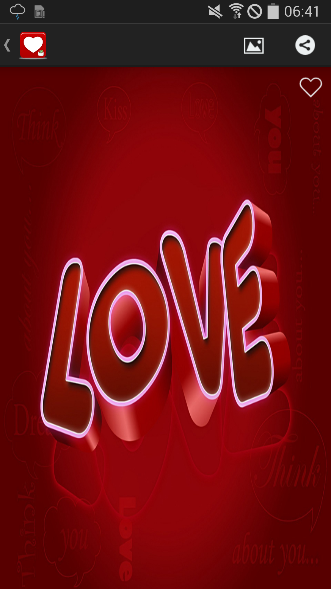 اسکرین شات 1 برنامه Love Sticker & Cute Cards