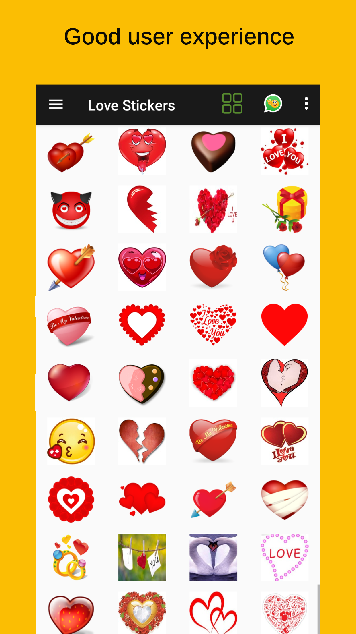 اسکرین شات 8 برنامه ILove Stickers - WASticker