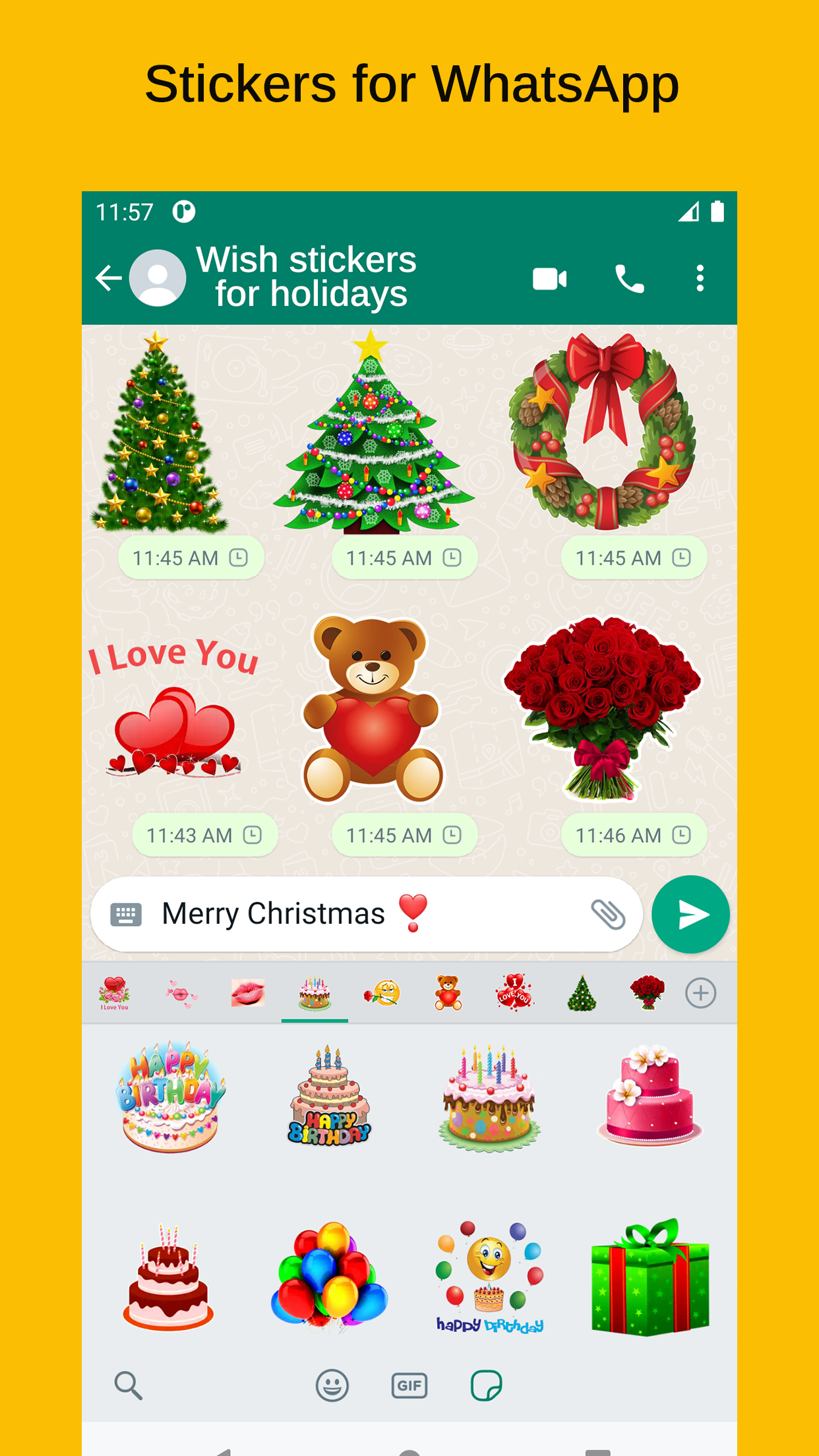 اسکرین شات 3 برنامه ILove Stickers - WASticker