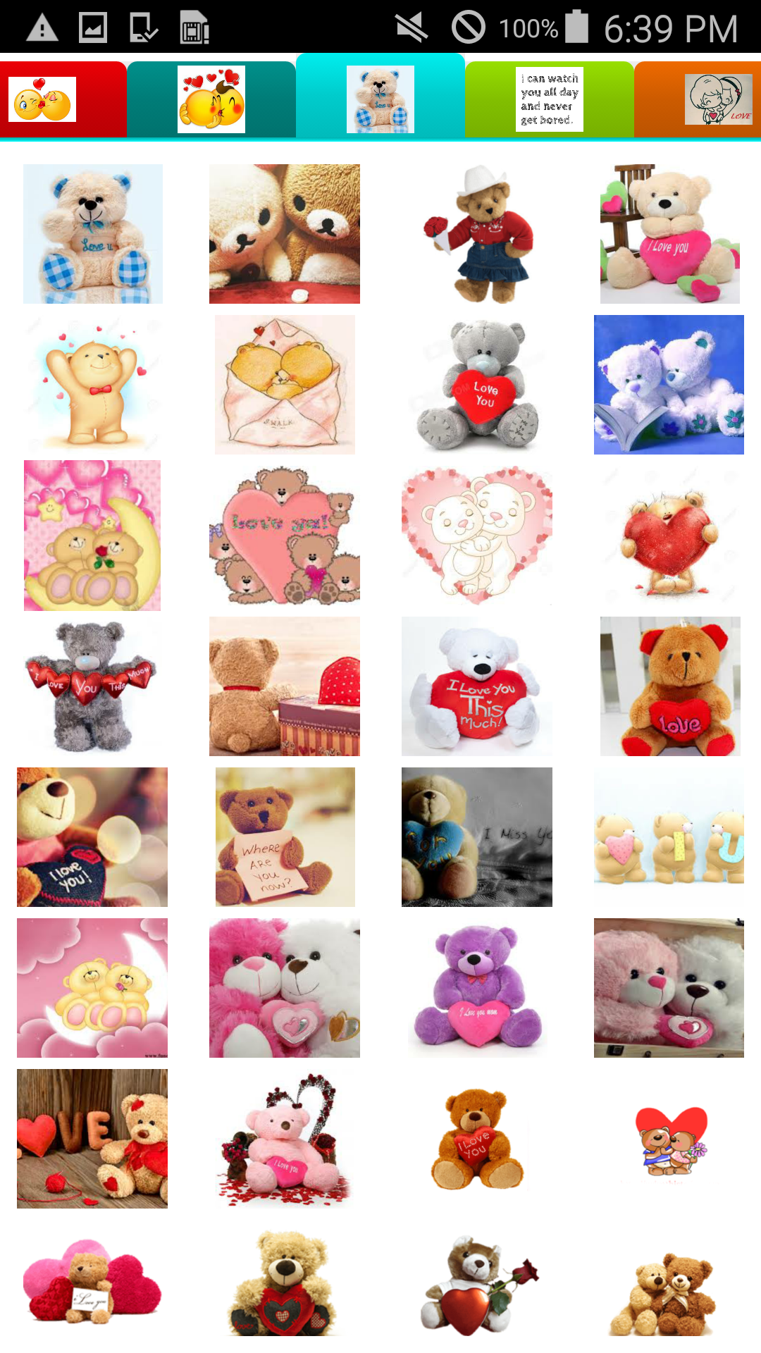 اسکرین شات 1 برنامه Love Stickers