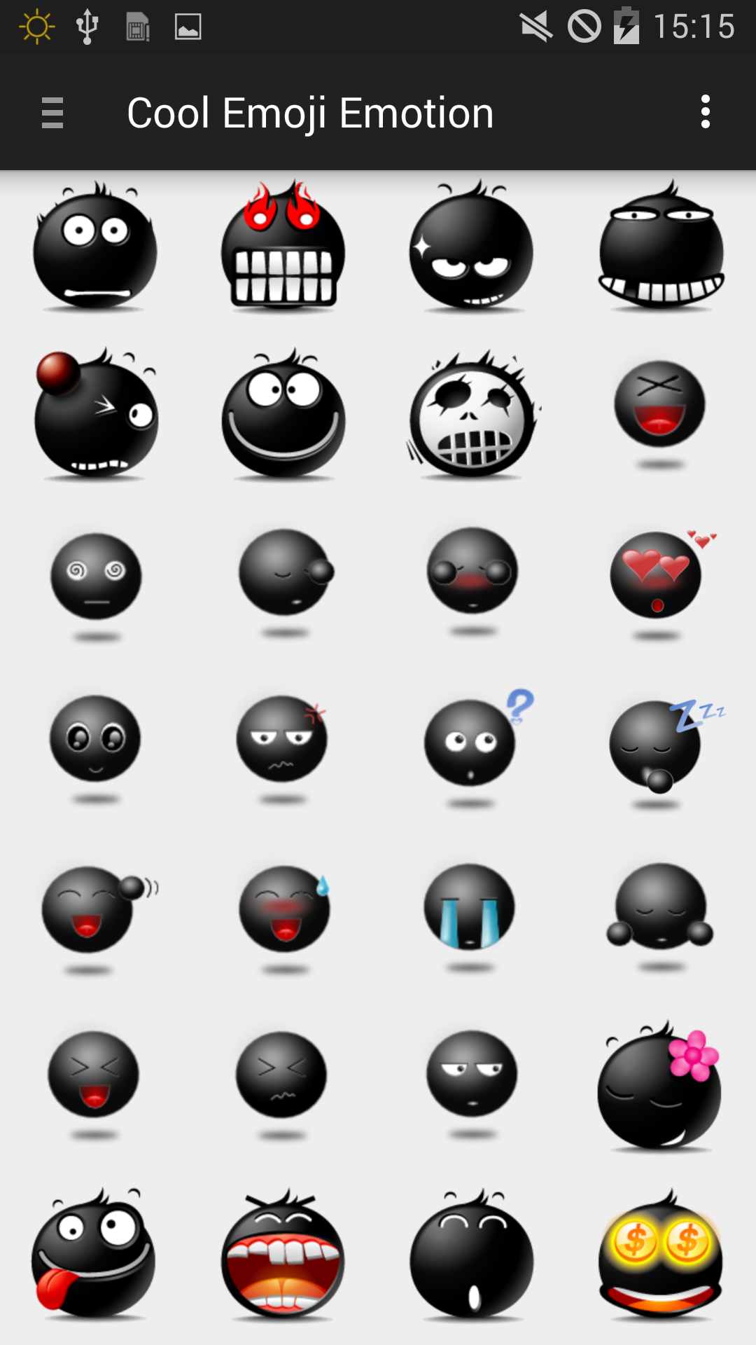 اسکرین شات 2 برنامه Emoji Smiley