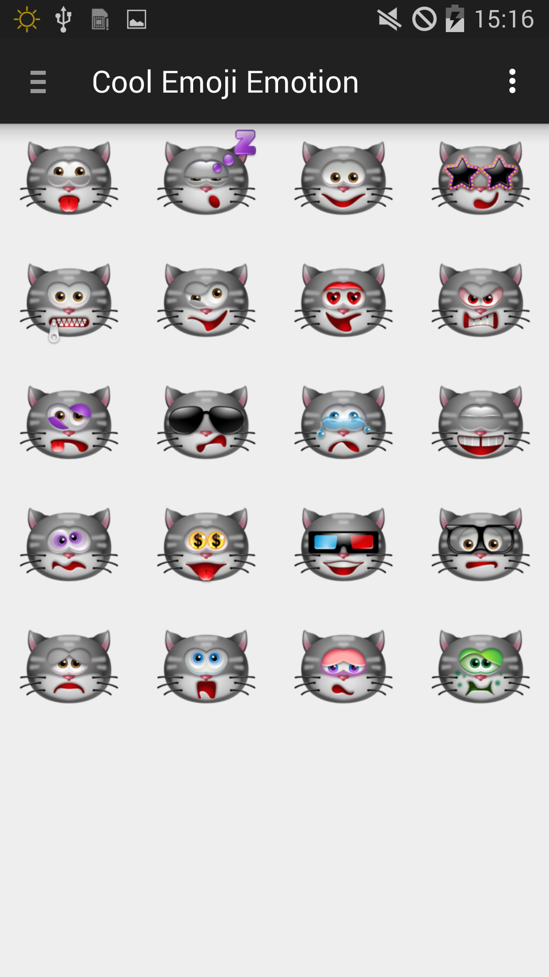 اسکرین شات 3 برنامه Emoji Smiley