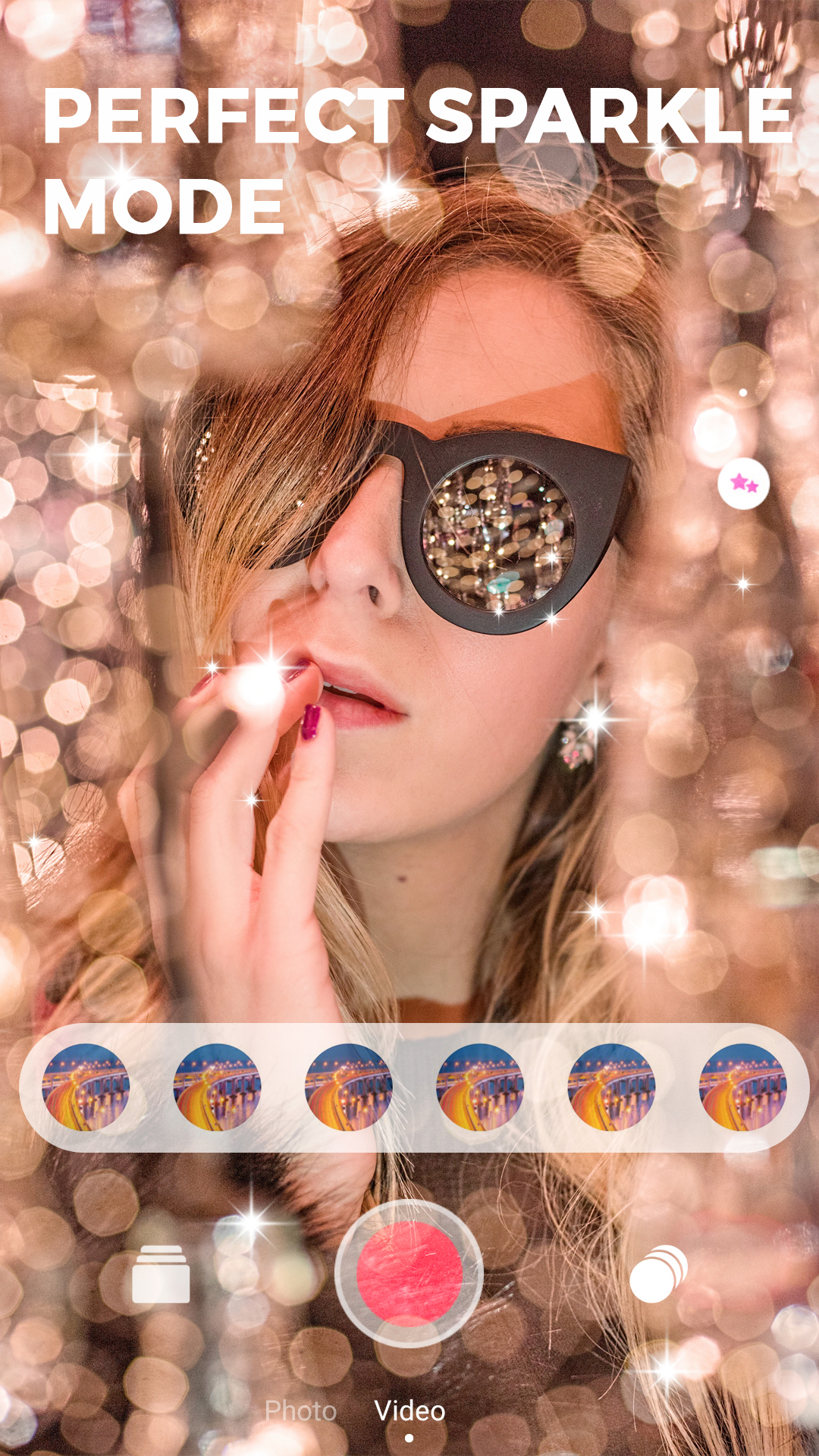اسکرین شات 2 برنامه KiraKira+ - Sparkle Effects