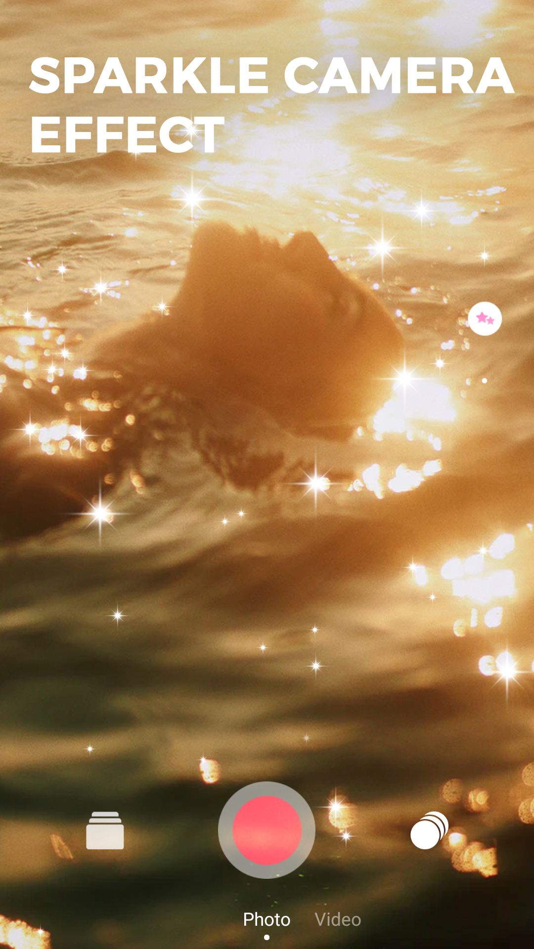 اسکرین شات 1 برنامه KiraKira+ - Sparkle Effects