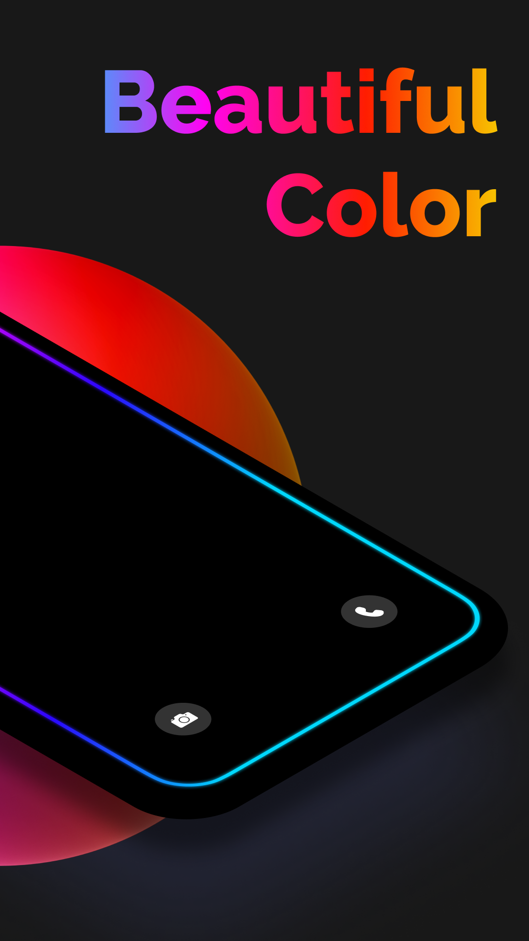 اسکرین شات 5 برنامه Edge Colors - Lighting Colors