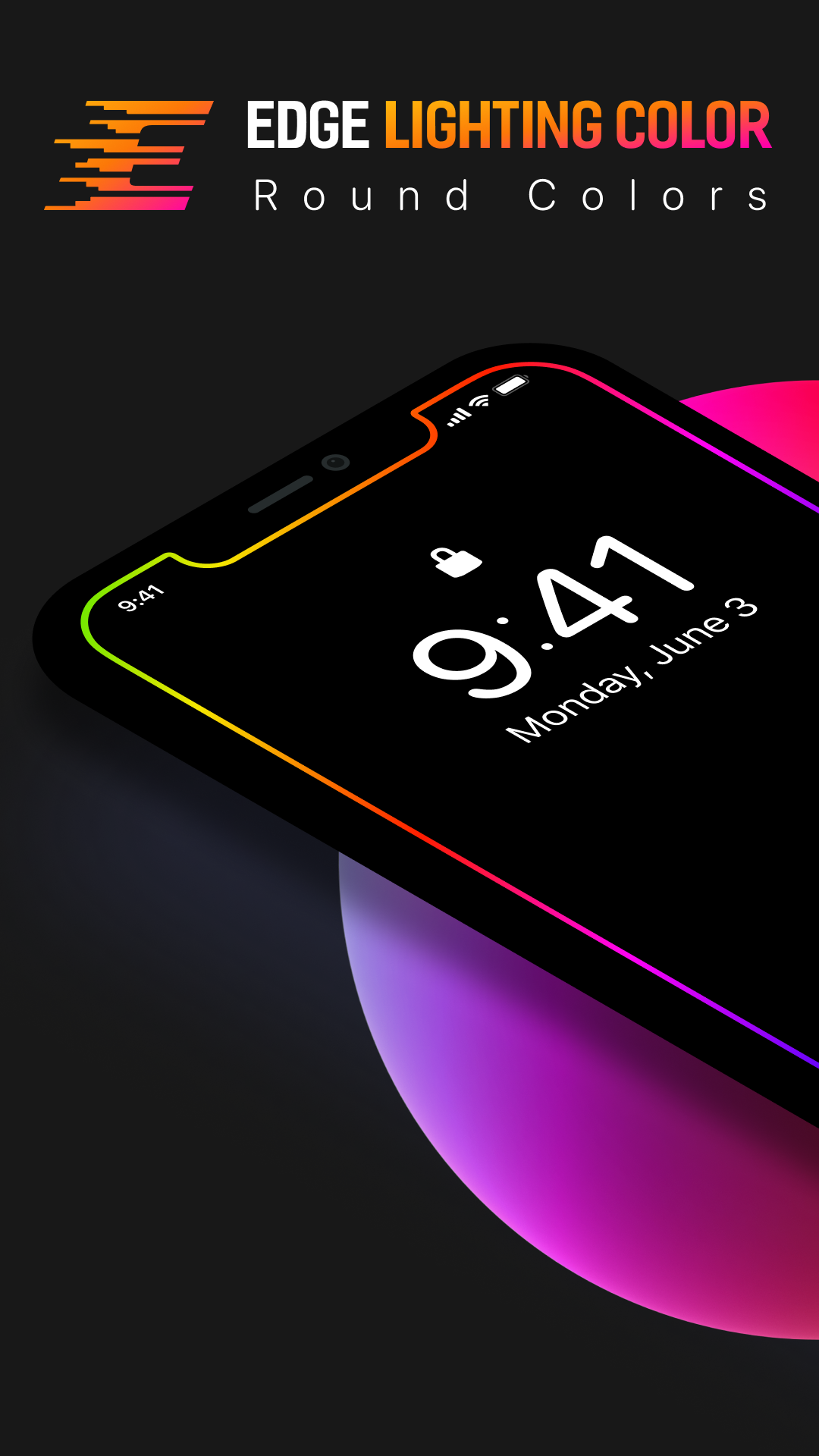 اسکرین شات 4 برنامه Edge Colors - Lighting Colors