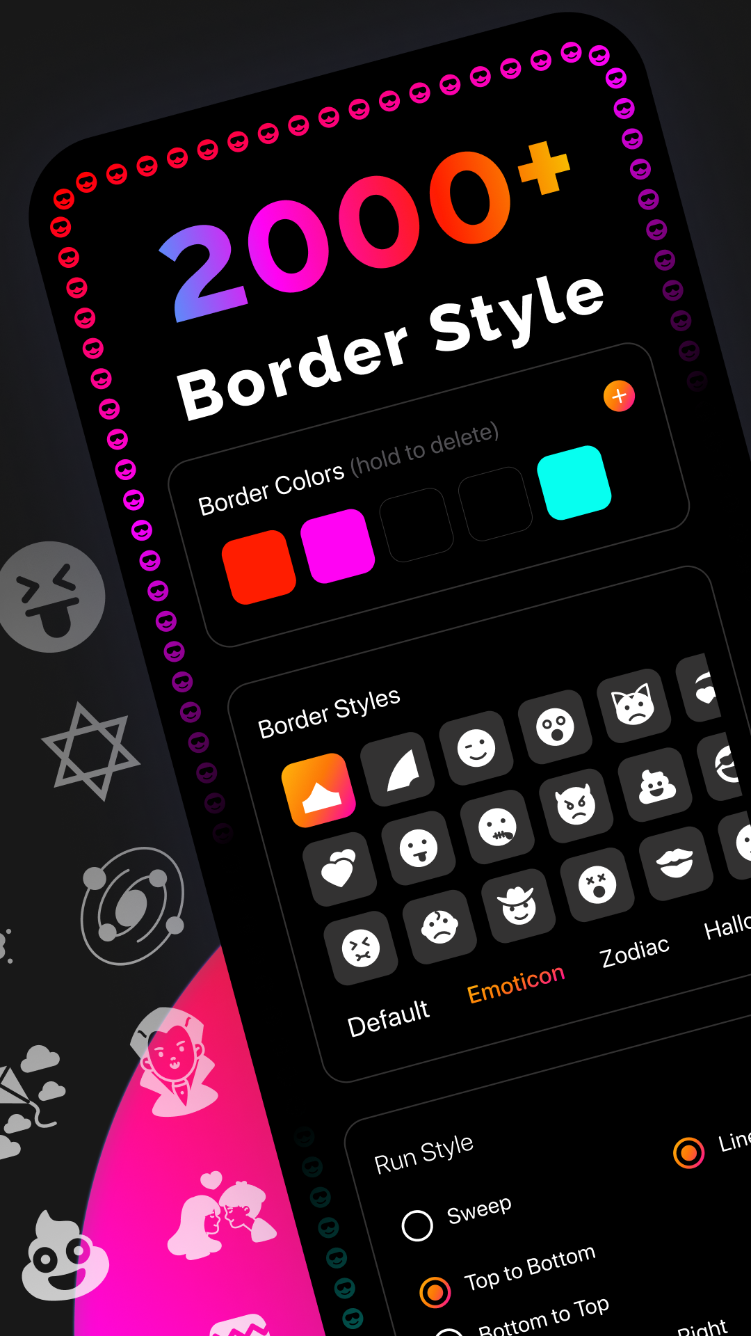 اسکرین شات 2 برنامه Edge Colors - Lighting Colors