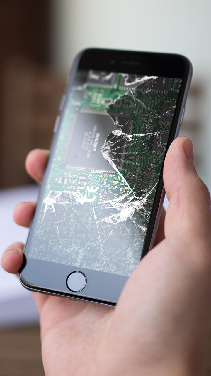 اسکرین شات 3 برنامه Broken Screen Prank: Cracked