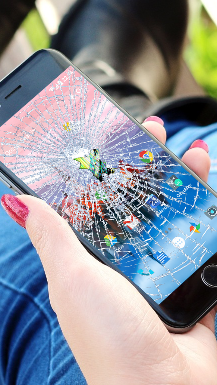 اسکرین شات 6 برنامه Broken Screen Prank: Cracked