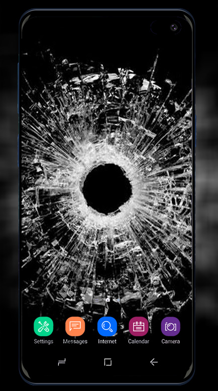 اسکرین شات 4 برنامه Broken Screen Wallpaper
