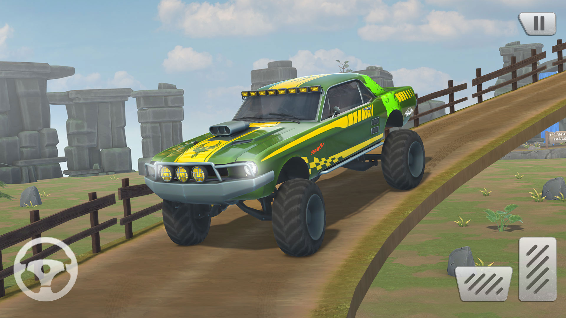 اسکرین شات 5 برنامه Mountain Hill Offroad Parking
