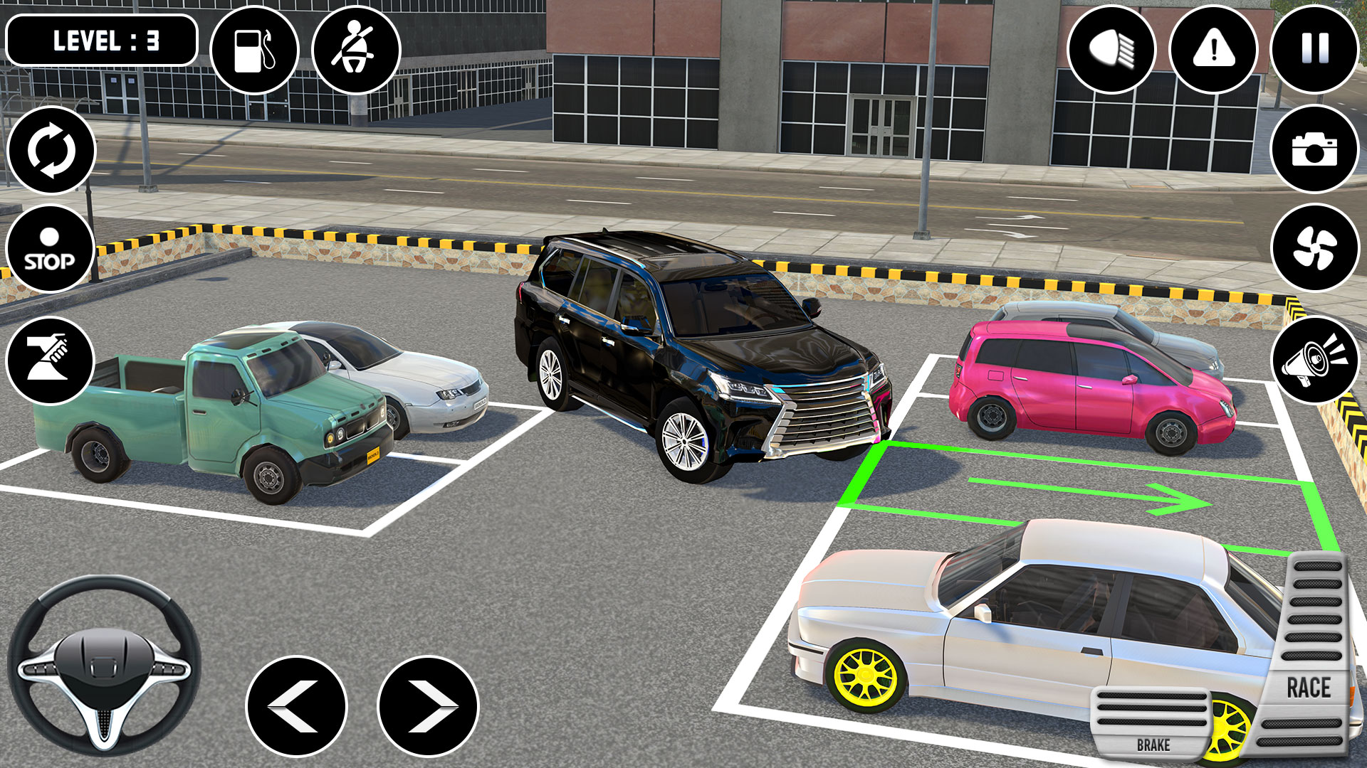 اسکرین شات 1 برنامه Car Games: Parking and Driving