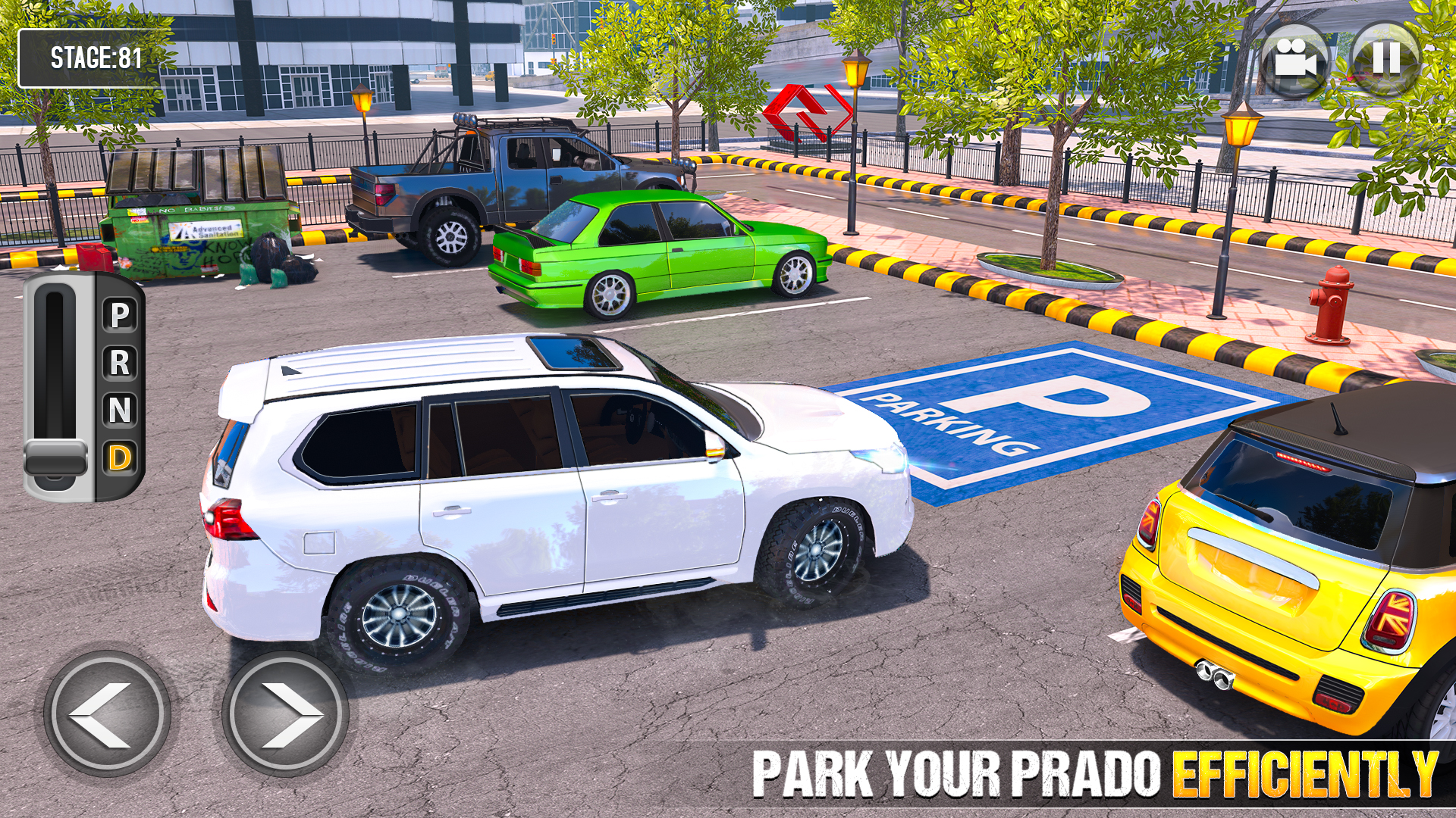 اسکرین شات 3 برنامه Car Prado Parking Driving Game