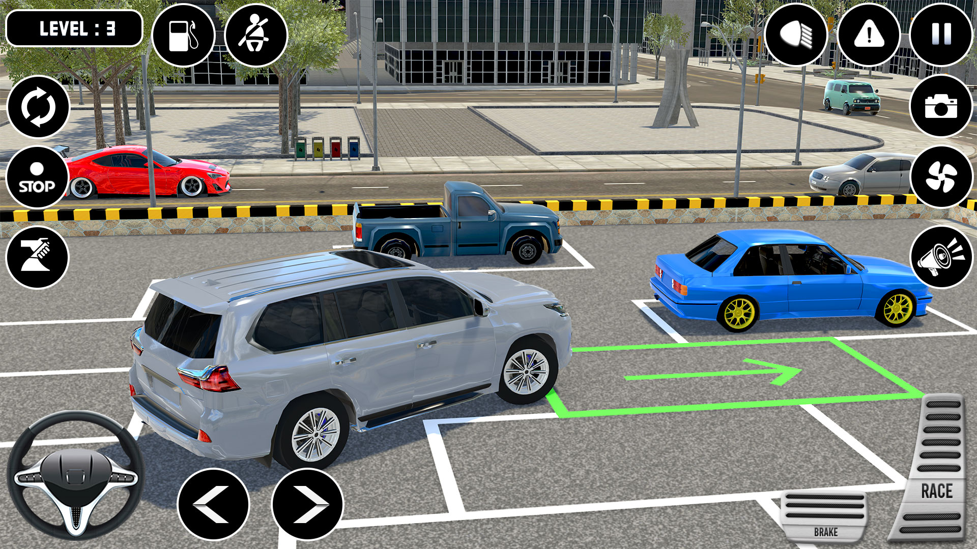 اسکرین شات 3 برنامه Car Games: Parking and Driving