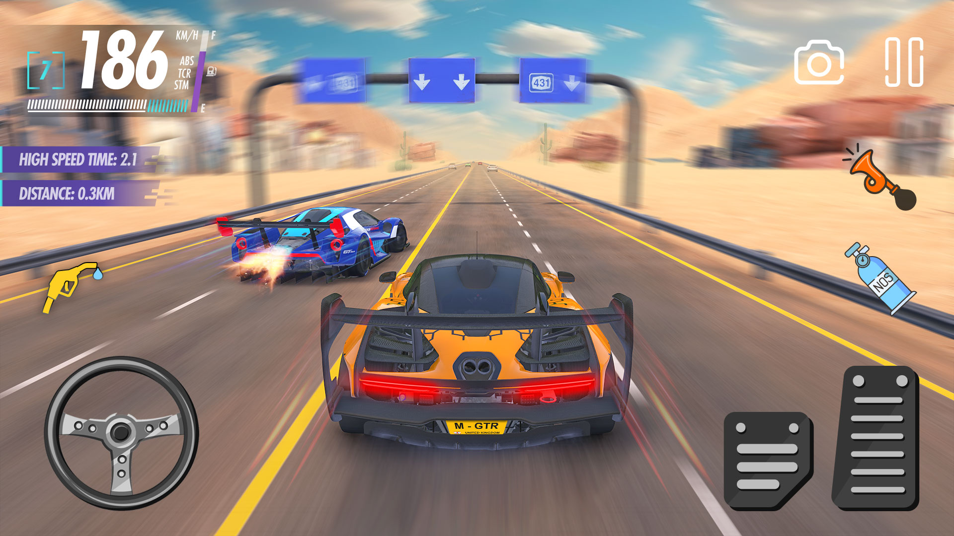 اسکرین شات 2 بازی Car Racing Games MAD Max Racer