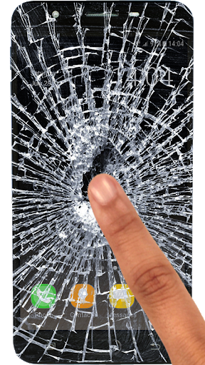 اسکرین شات 3 برنامه Broken screen prank