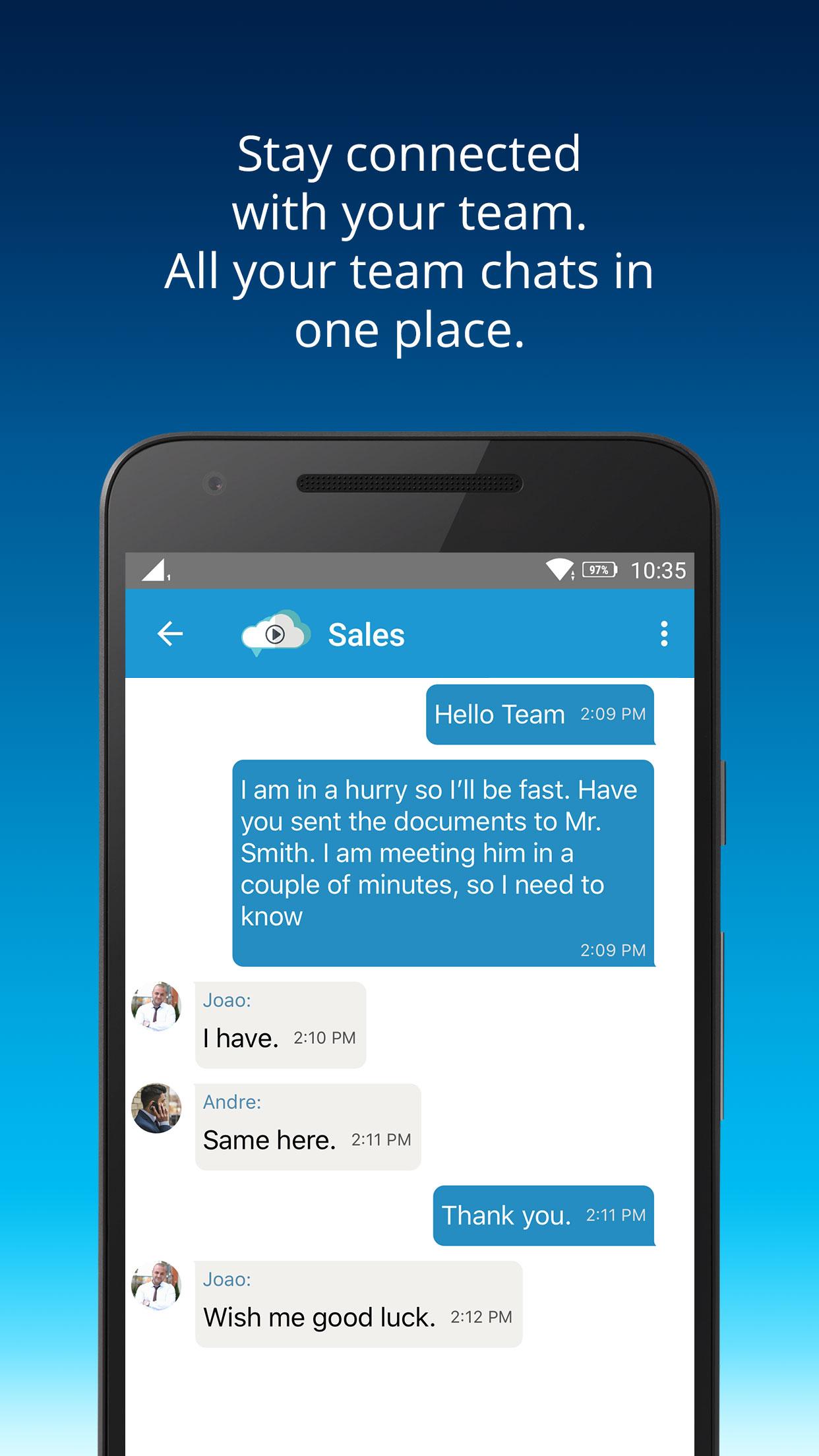 اسکرین شات 1 برنامه Brosix