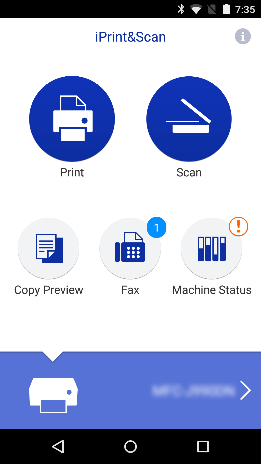 اسکرین شات 1 برنامه Brother iPrint&Scan