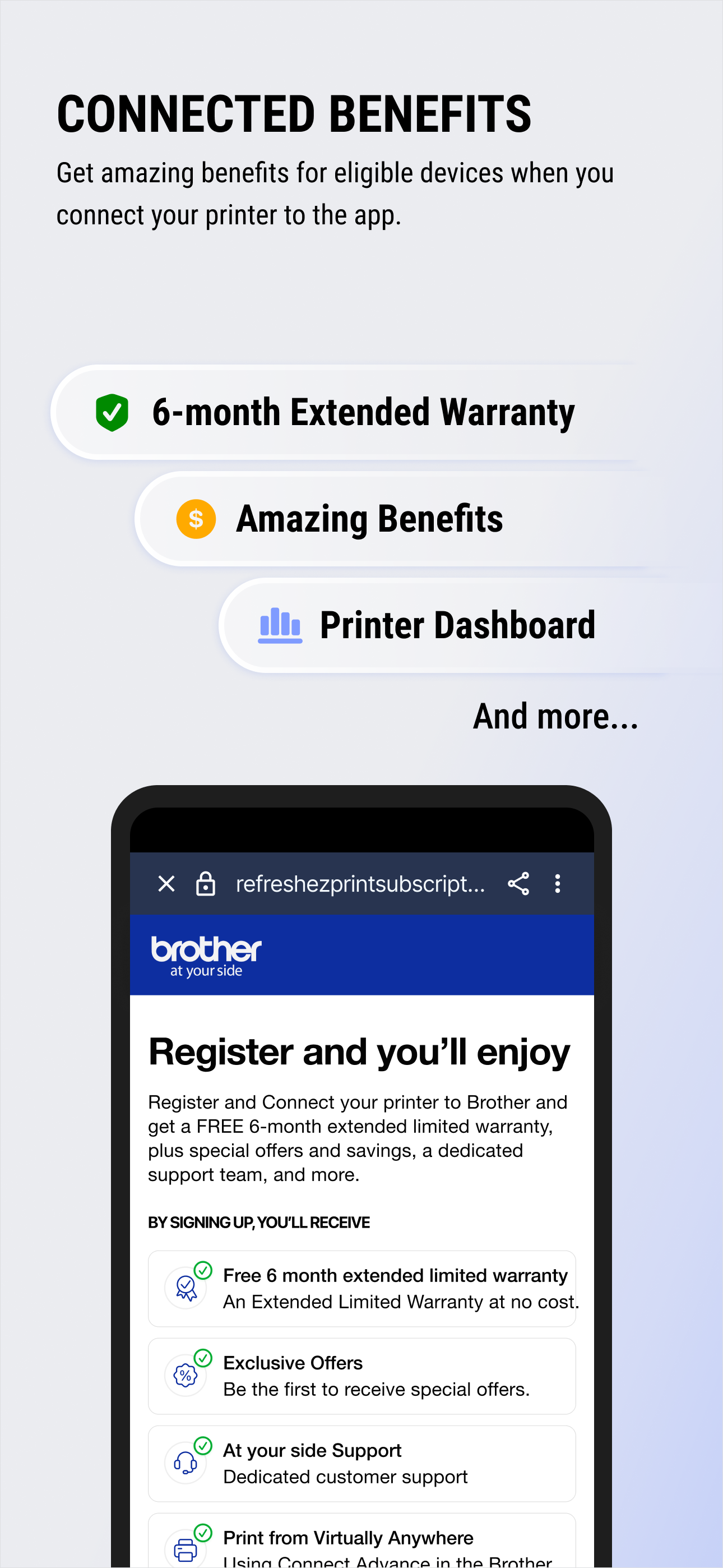 اسکرین شات 5 برنامه Brother Mobile Connect