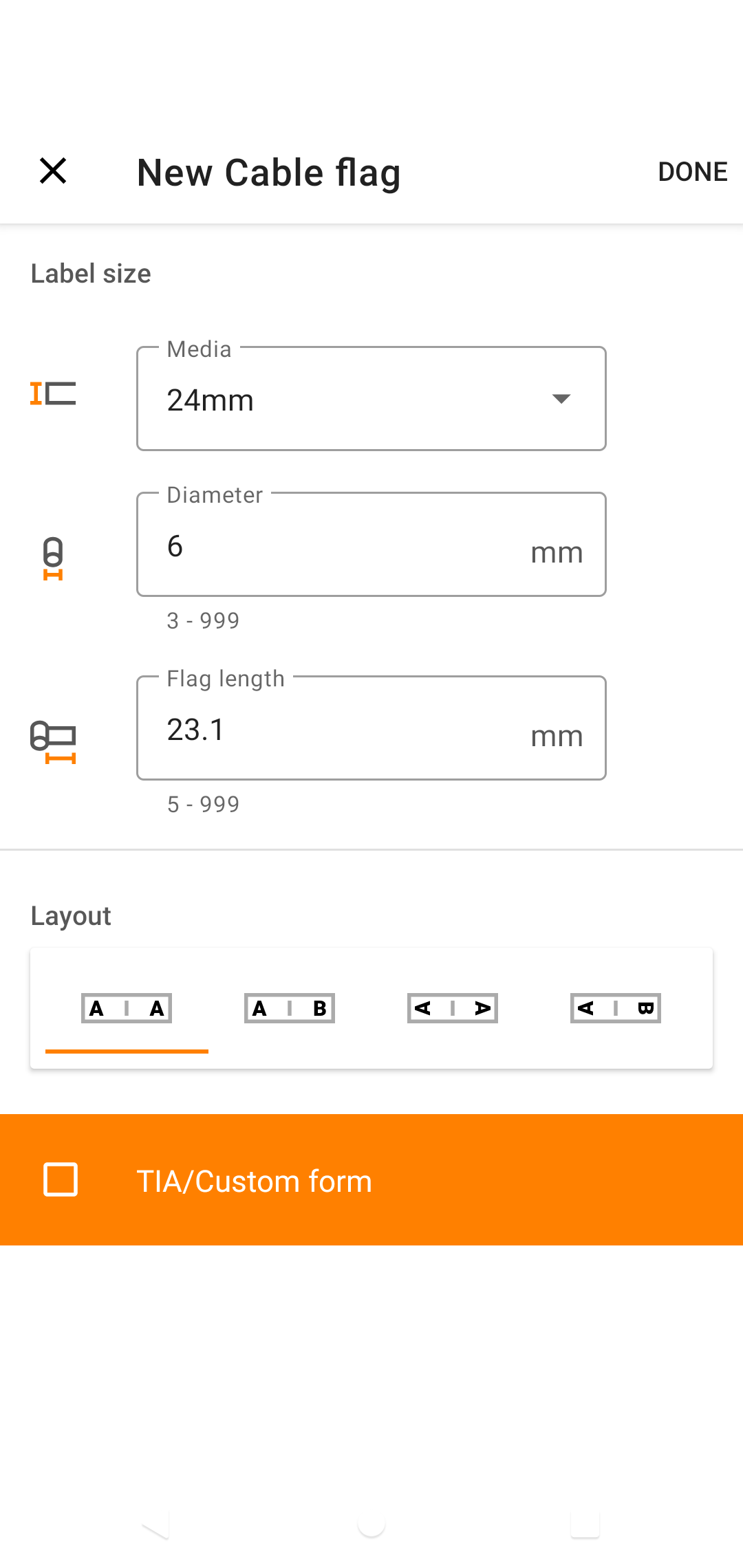اسکرین شات 3 برنامه Brother Pro Label Tool