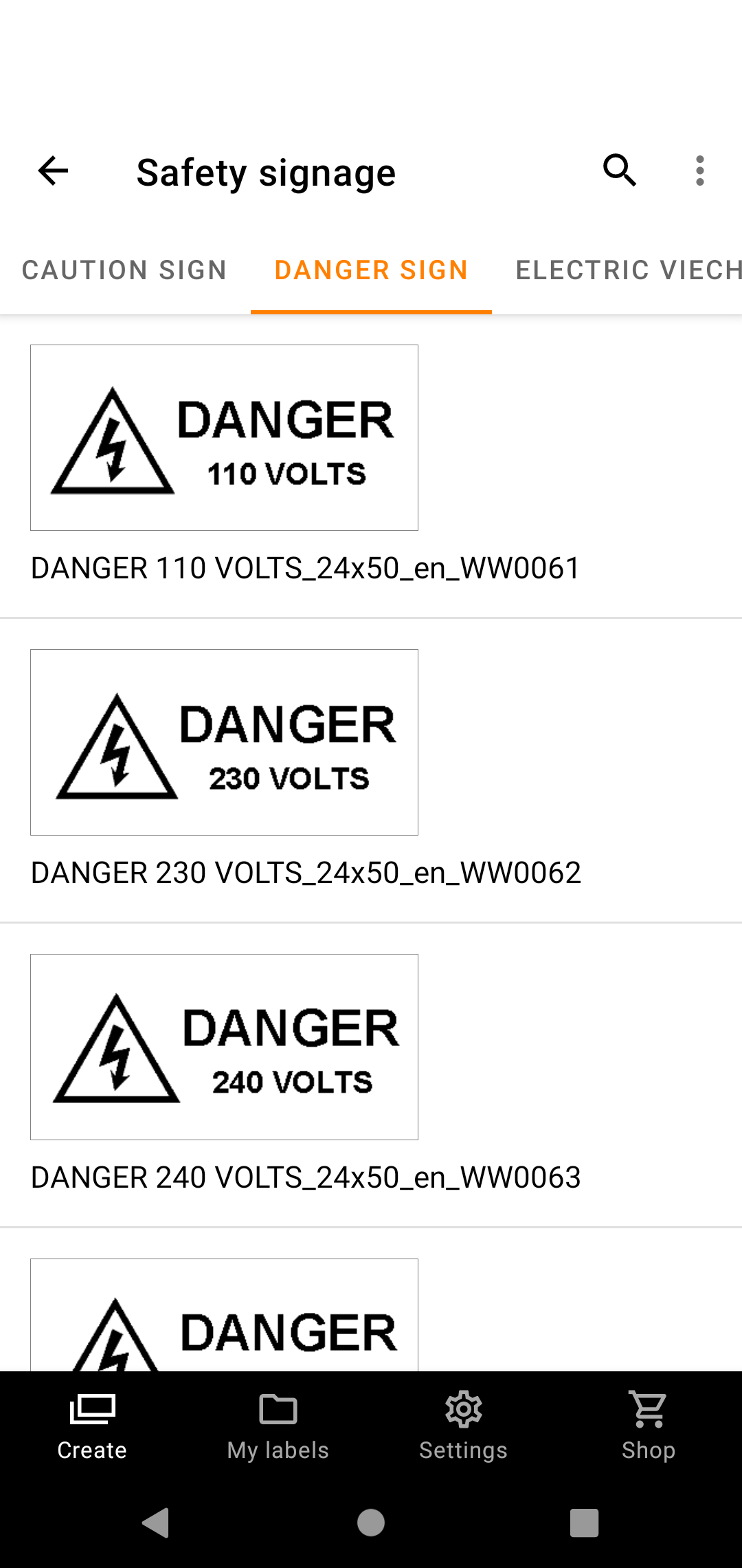 اسکرین شات 2 برنامه Brother Pro Label Tool