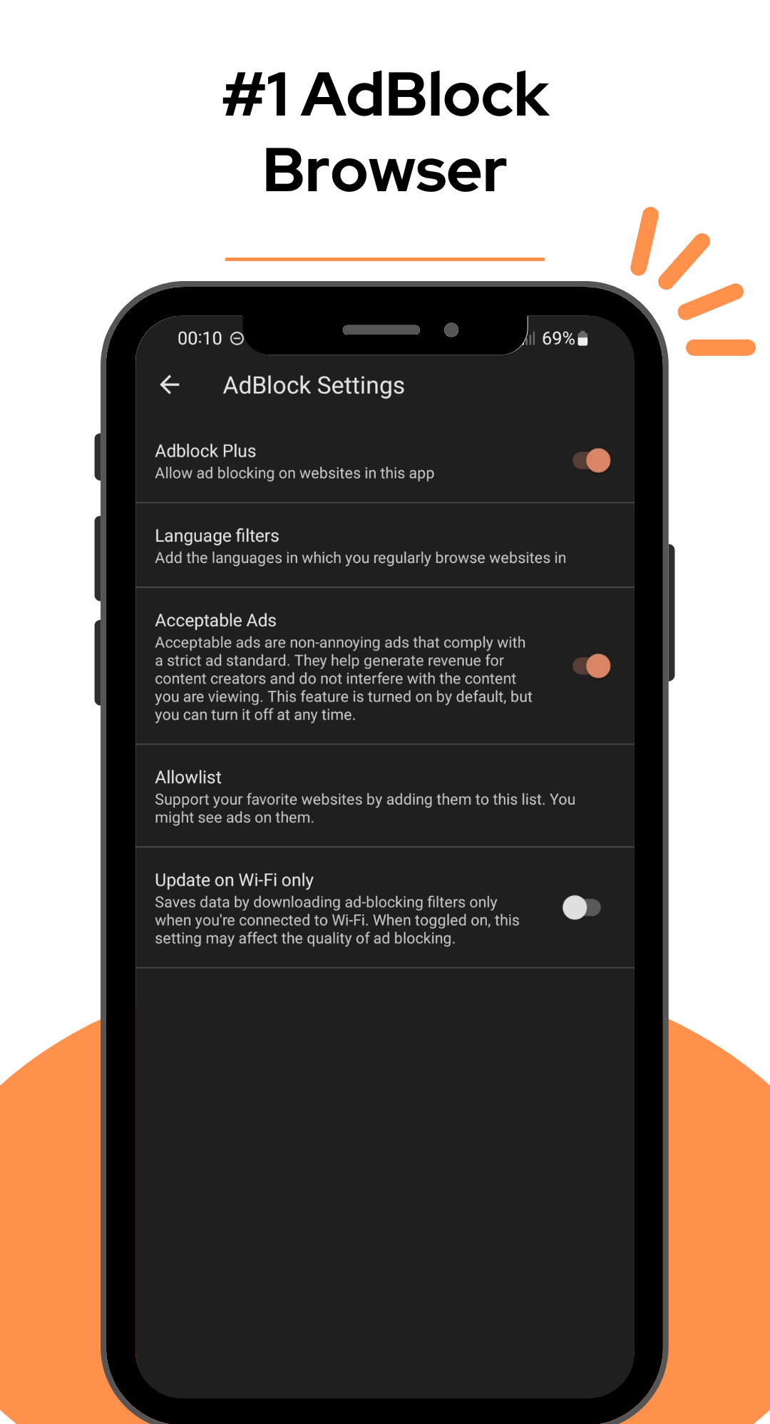اسکرین شات 4 برنامه Carbon: Super Fast Browser