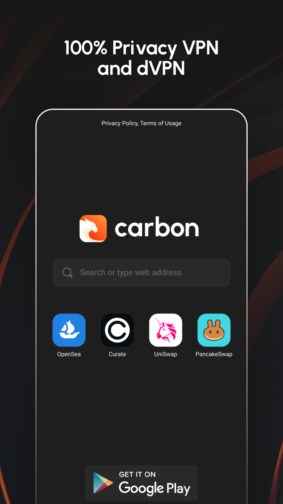 اسکرین شات 2 برنامه Carbon: Super Fast Browser