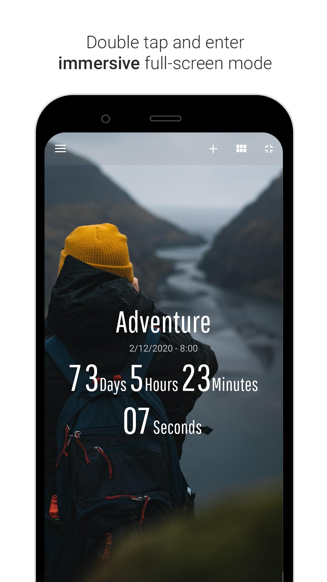 اسکرین شات 1 برنامه Time Until: Countdown + Widget