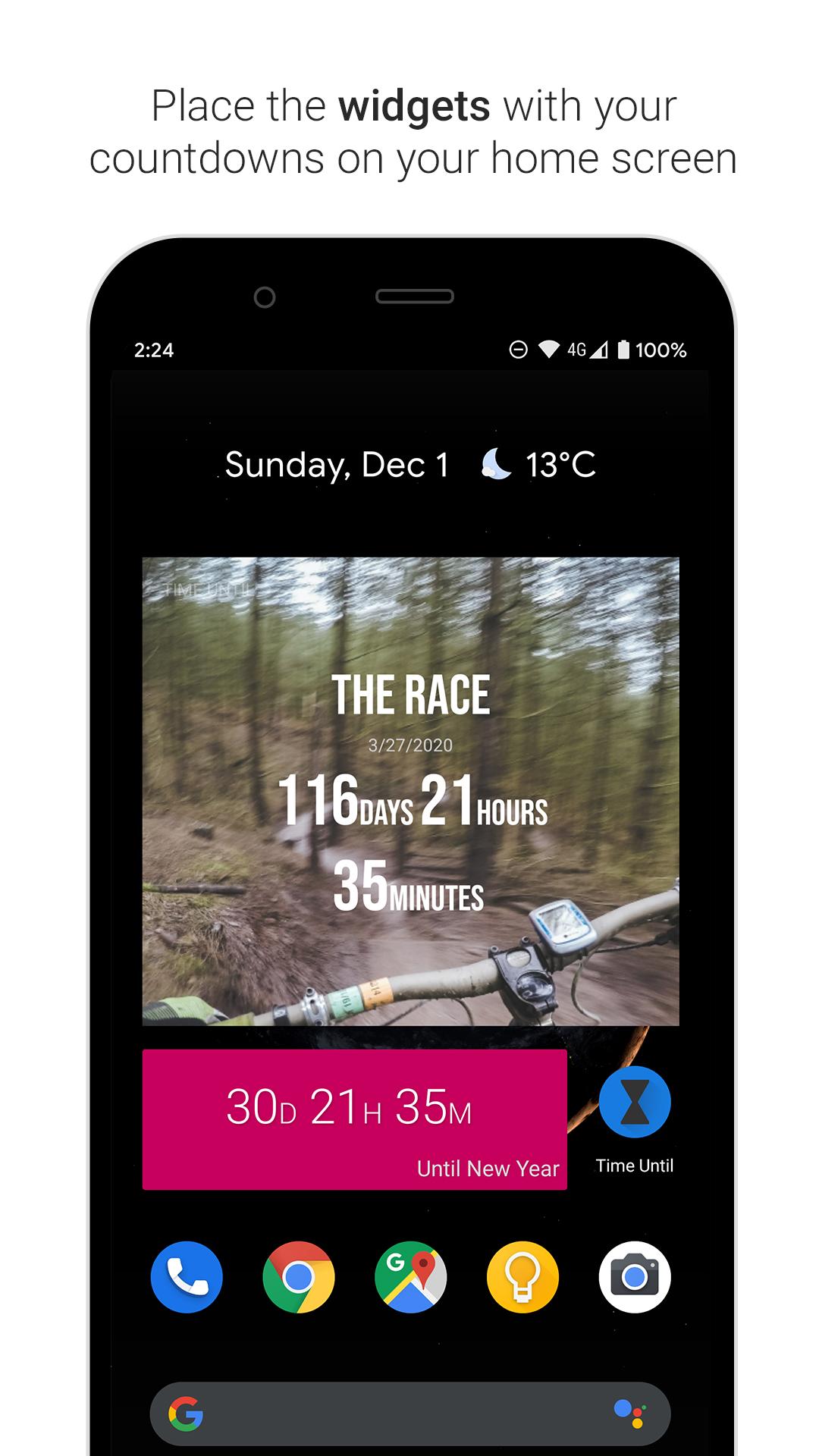 اسکرین شات 4 برنامه Time Until: Countdown + Widget