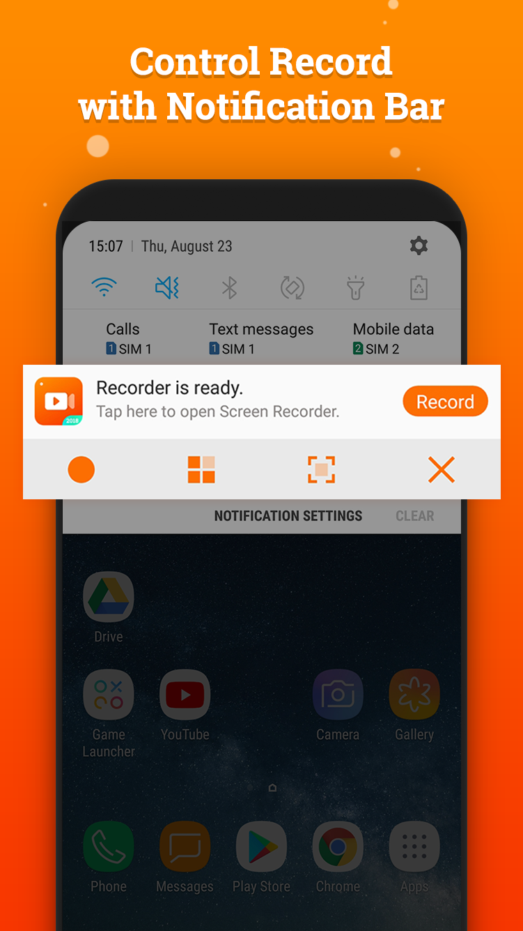 اسکرین شات 5 برنامه Smart Screen recorder