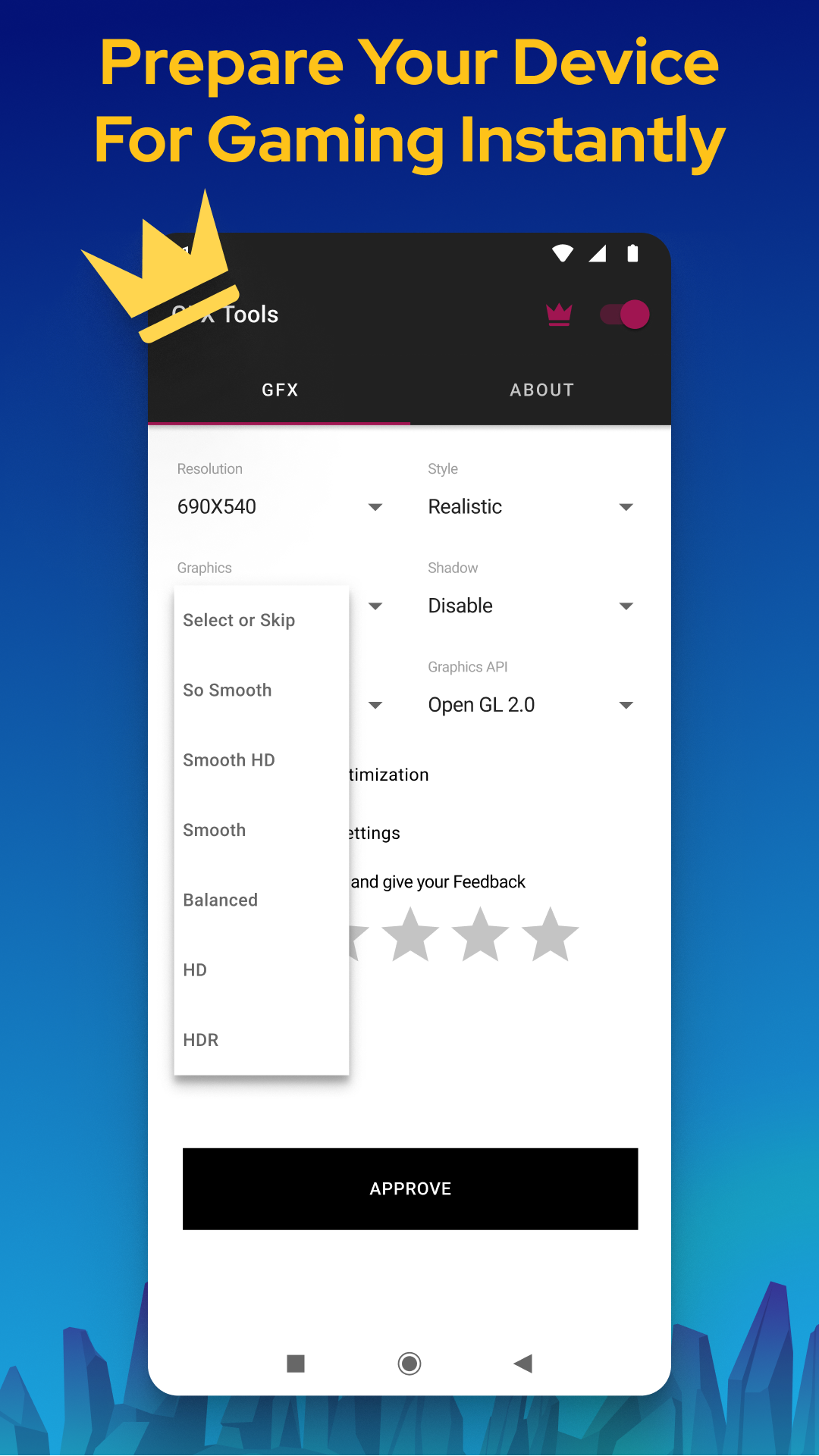 اسکرین شات 5 برنامه GFX Tool - Game Booster