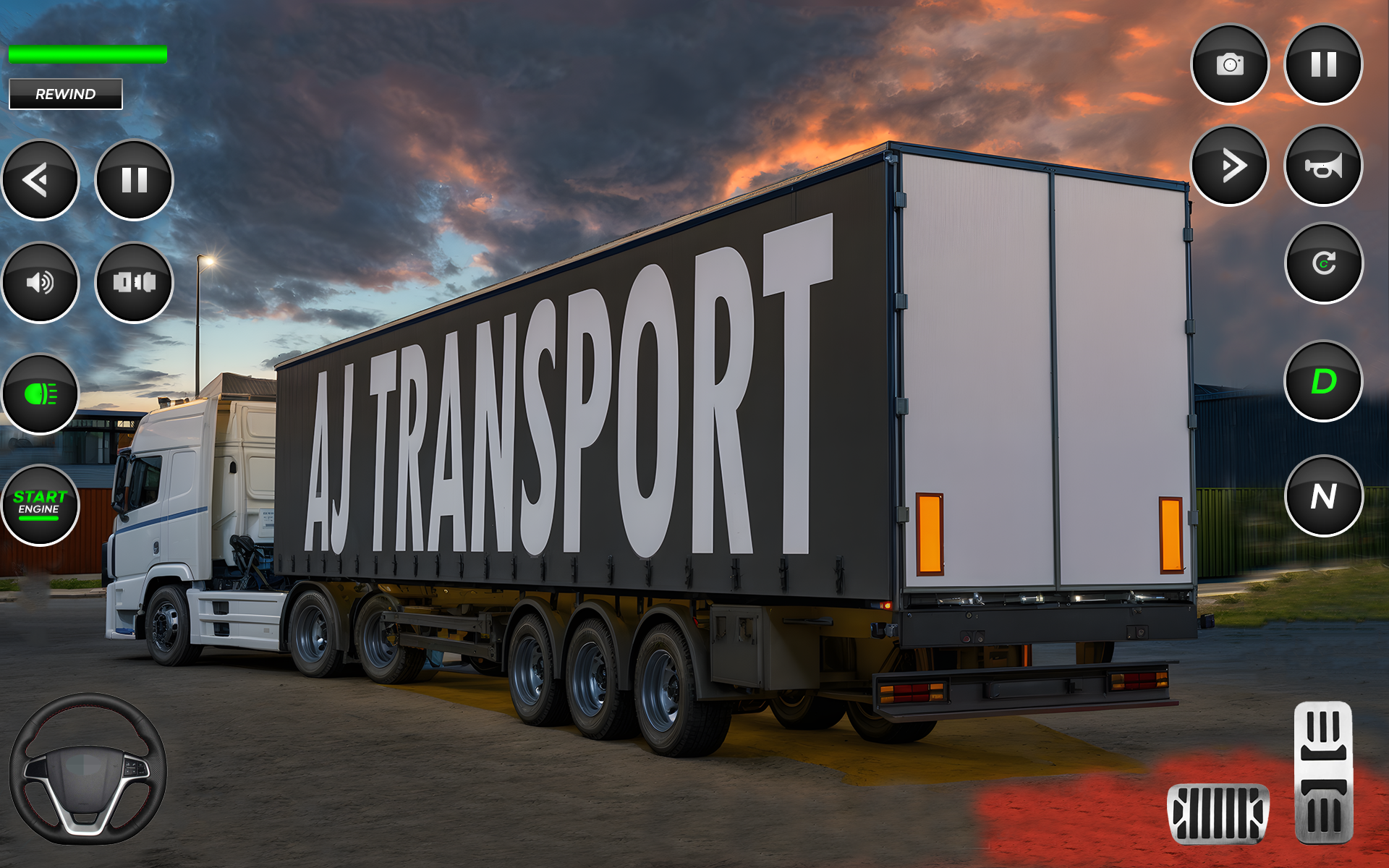 اسکرین شات 6 بازی City Cargo Truck Game 3D