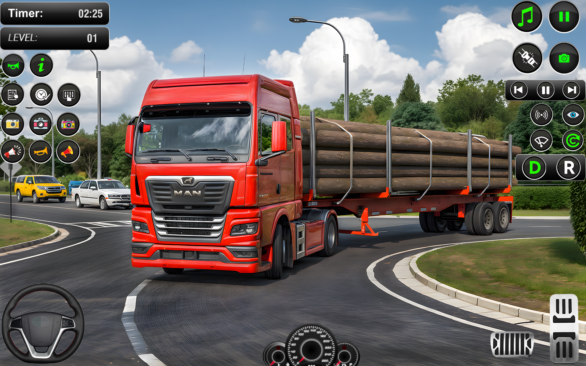 اسکرین شات 2 بازی City Cargo Truck Game 3D