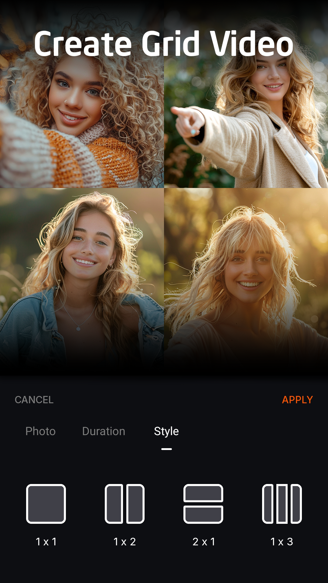 اسکرین شات 7 برنامه Video Maker with Music