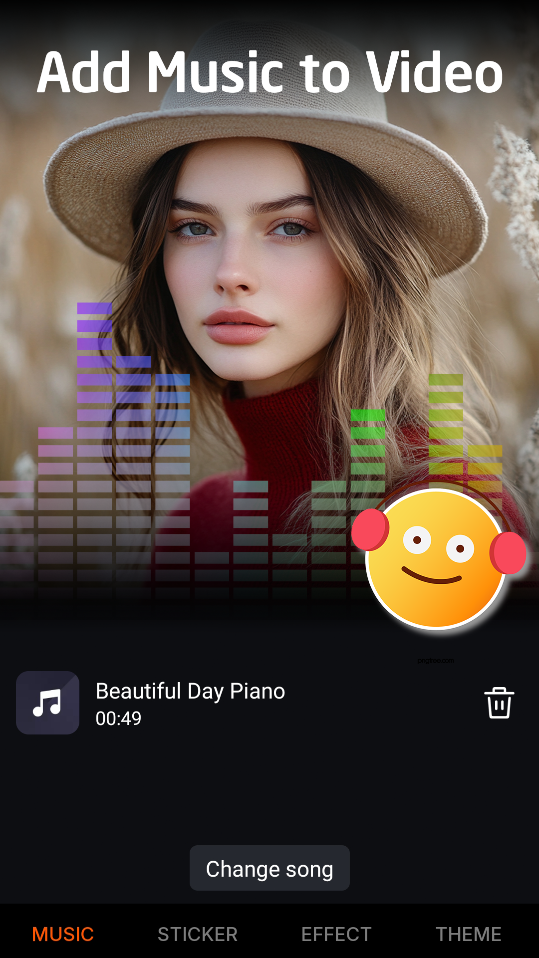 اسکرین شات 4 برنامه Video Maker with Music