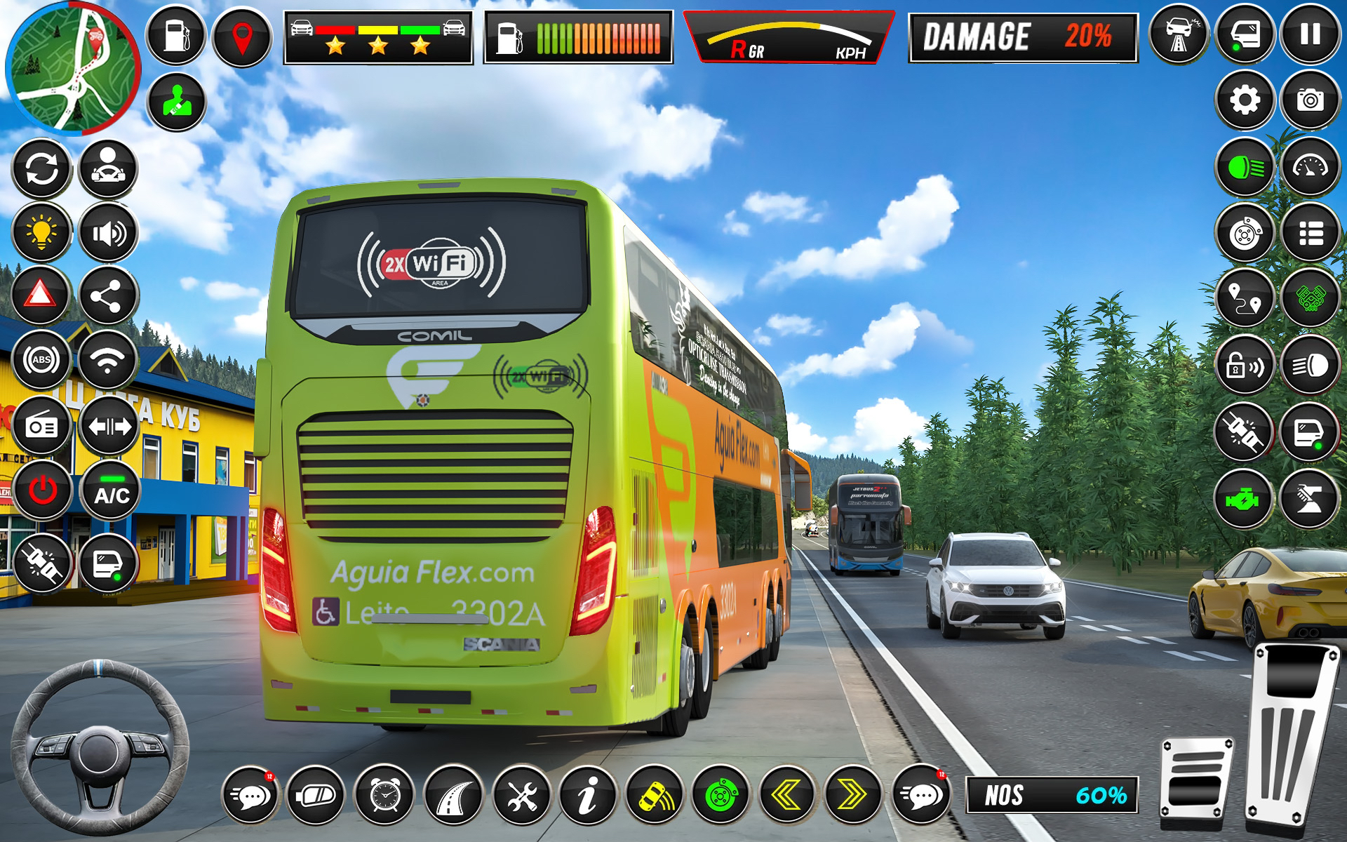 اسکرین شات 3 بازی Euro Coach Bus Game Driving 3D