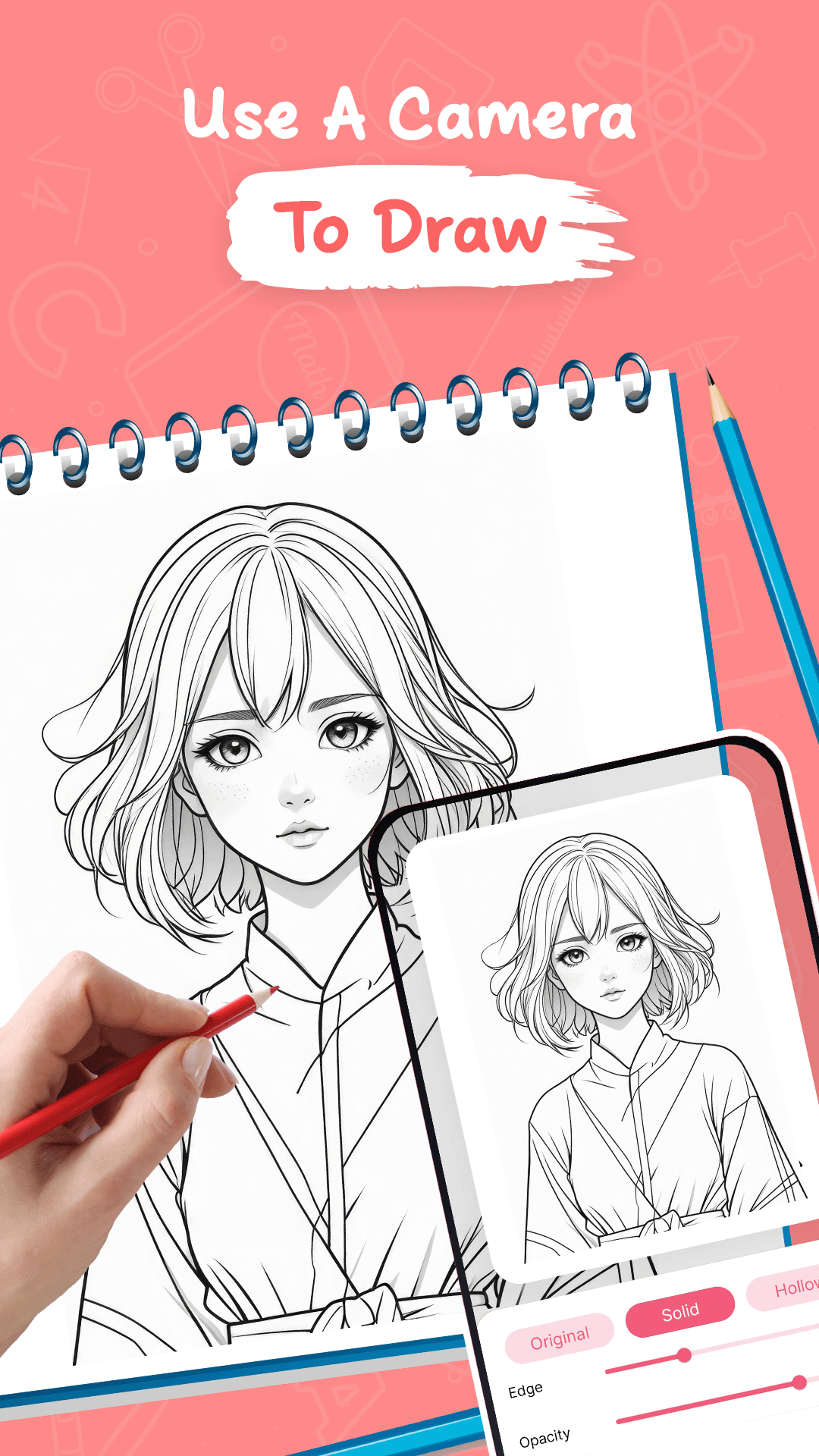 اسکرین شات 1 برنامه AR Draw Sketch: Trace & Sketch