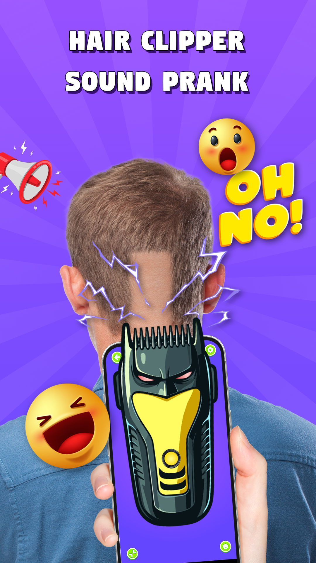 اسکرین شات 3 برنامه Hair Clipper Prank (jokes)