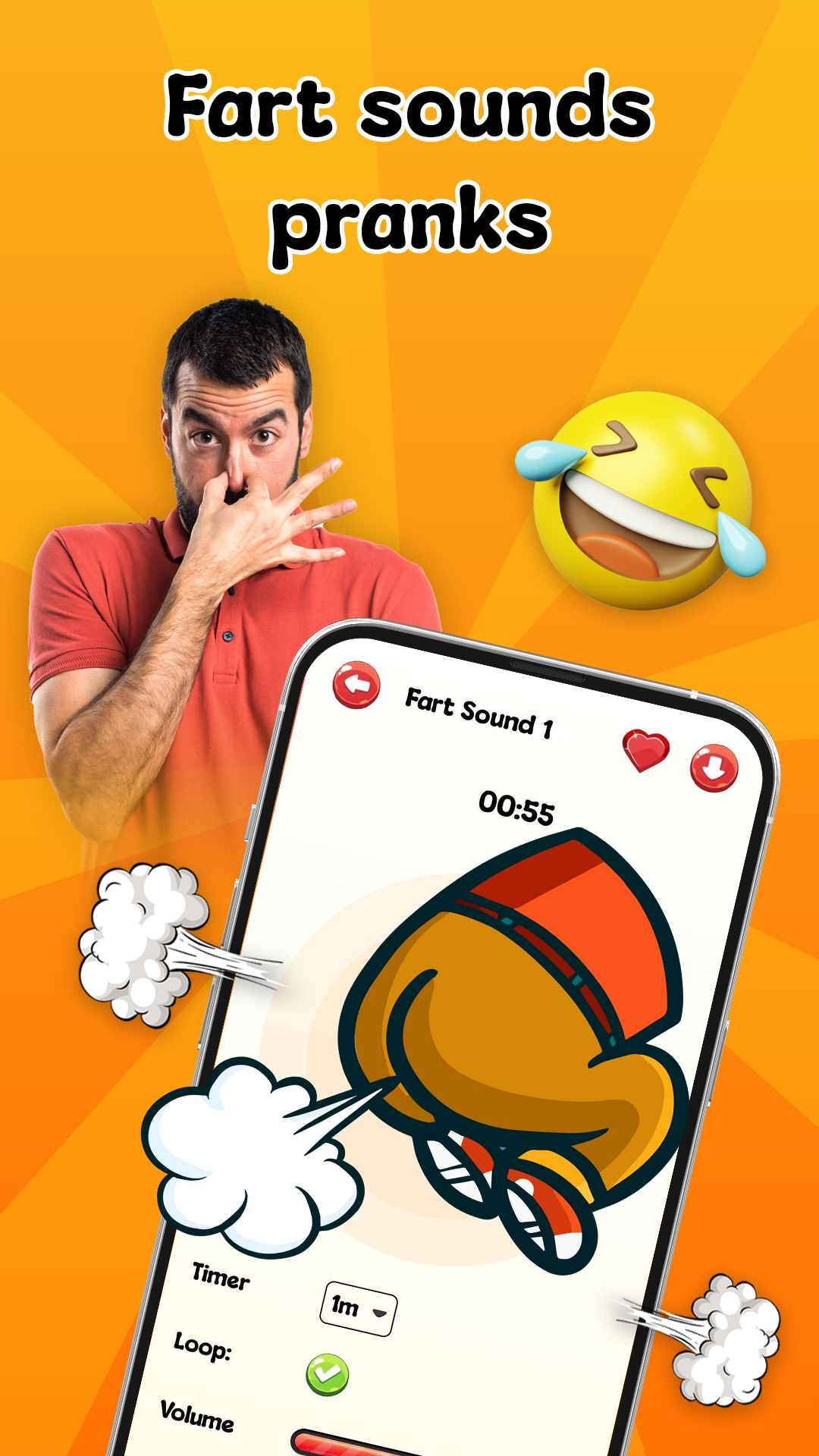 اسکرین شات 2 برنامه Haircut, Fart - Funny Pranks