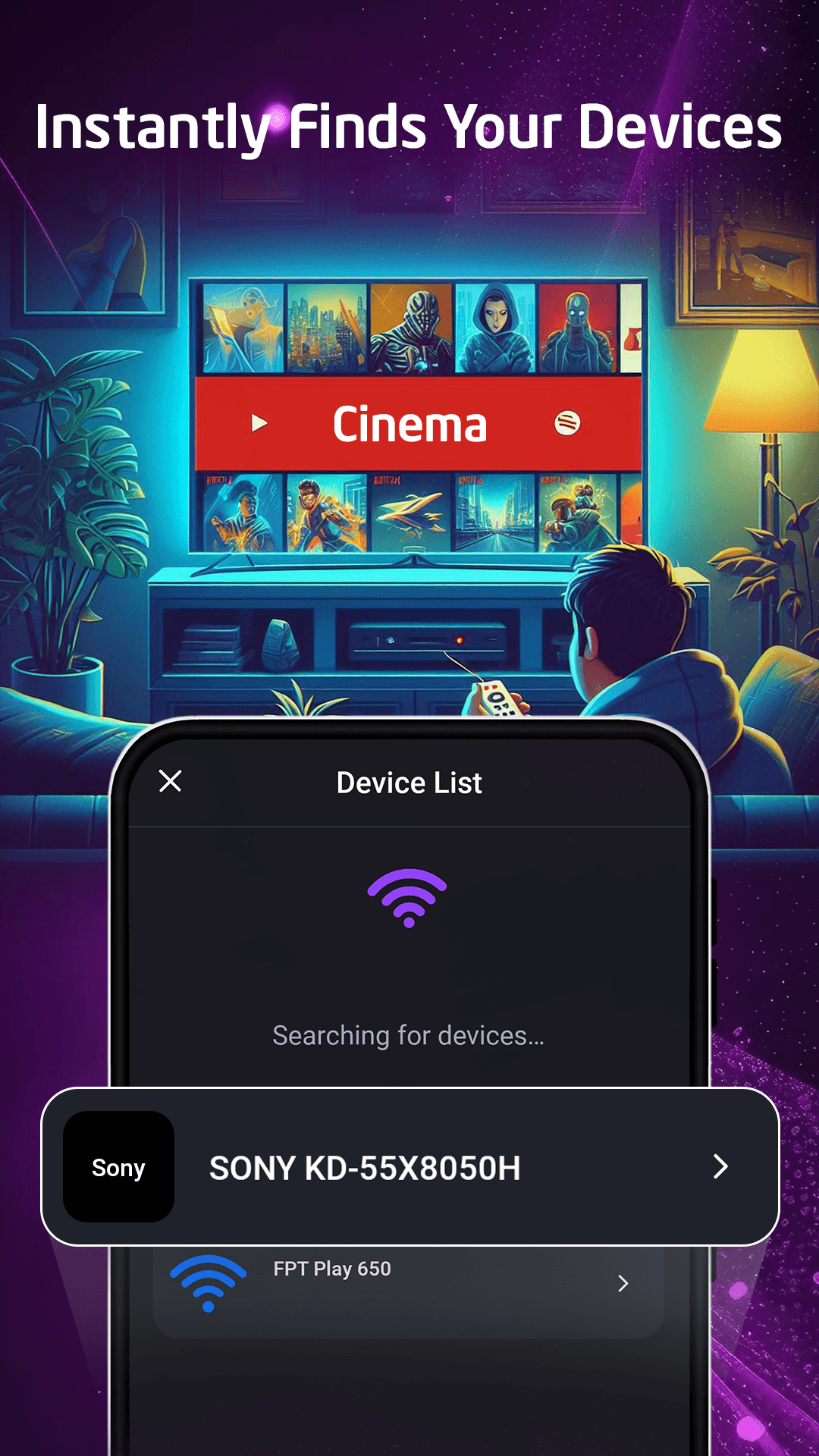 اسکرین شات 5 برنامه Remote for All TV!
