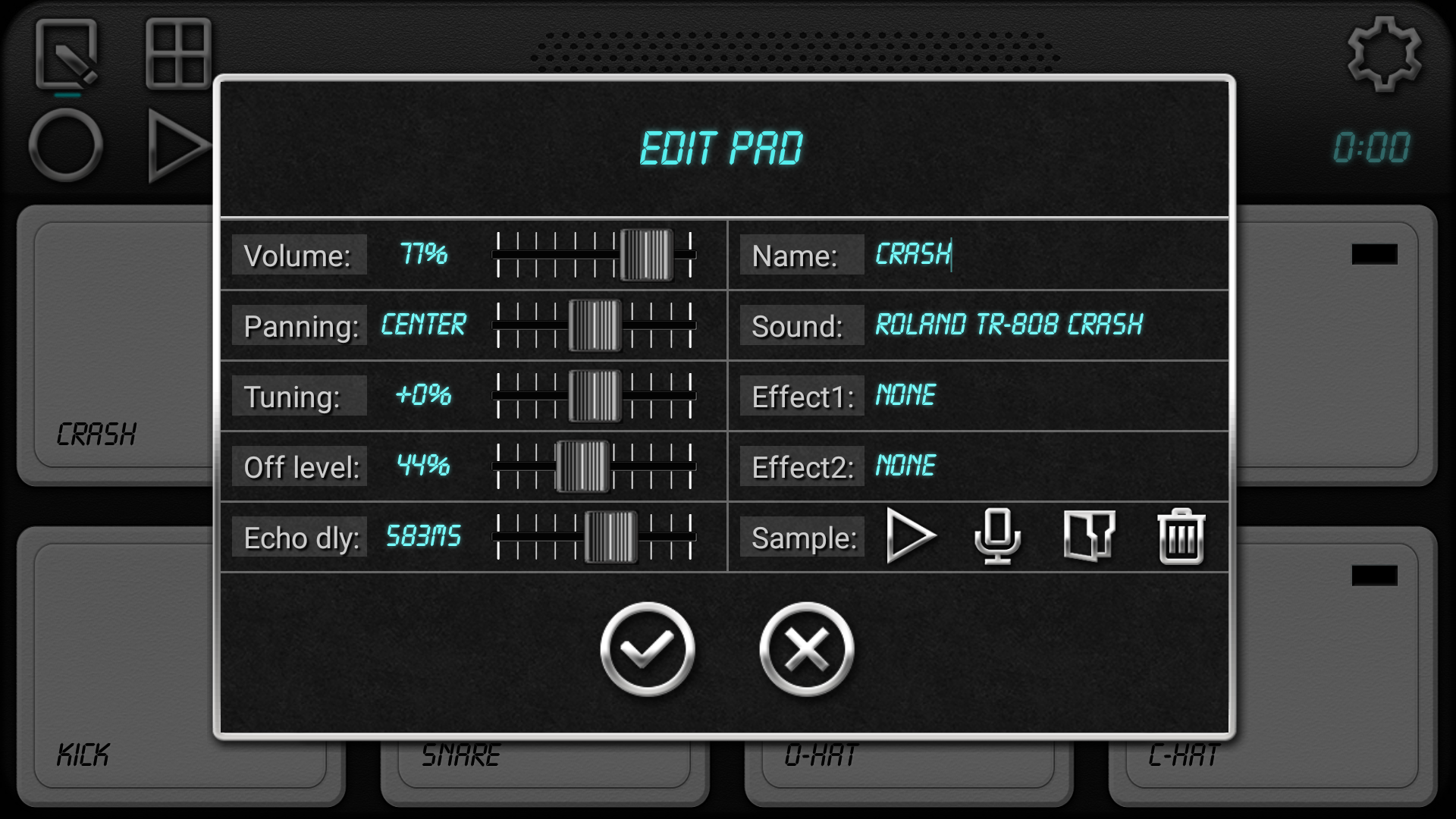 اسکرین شات 4 برنامه Drum Machine - Pad & Sequencer
