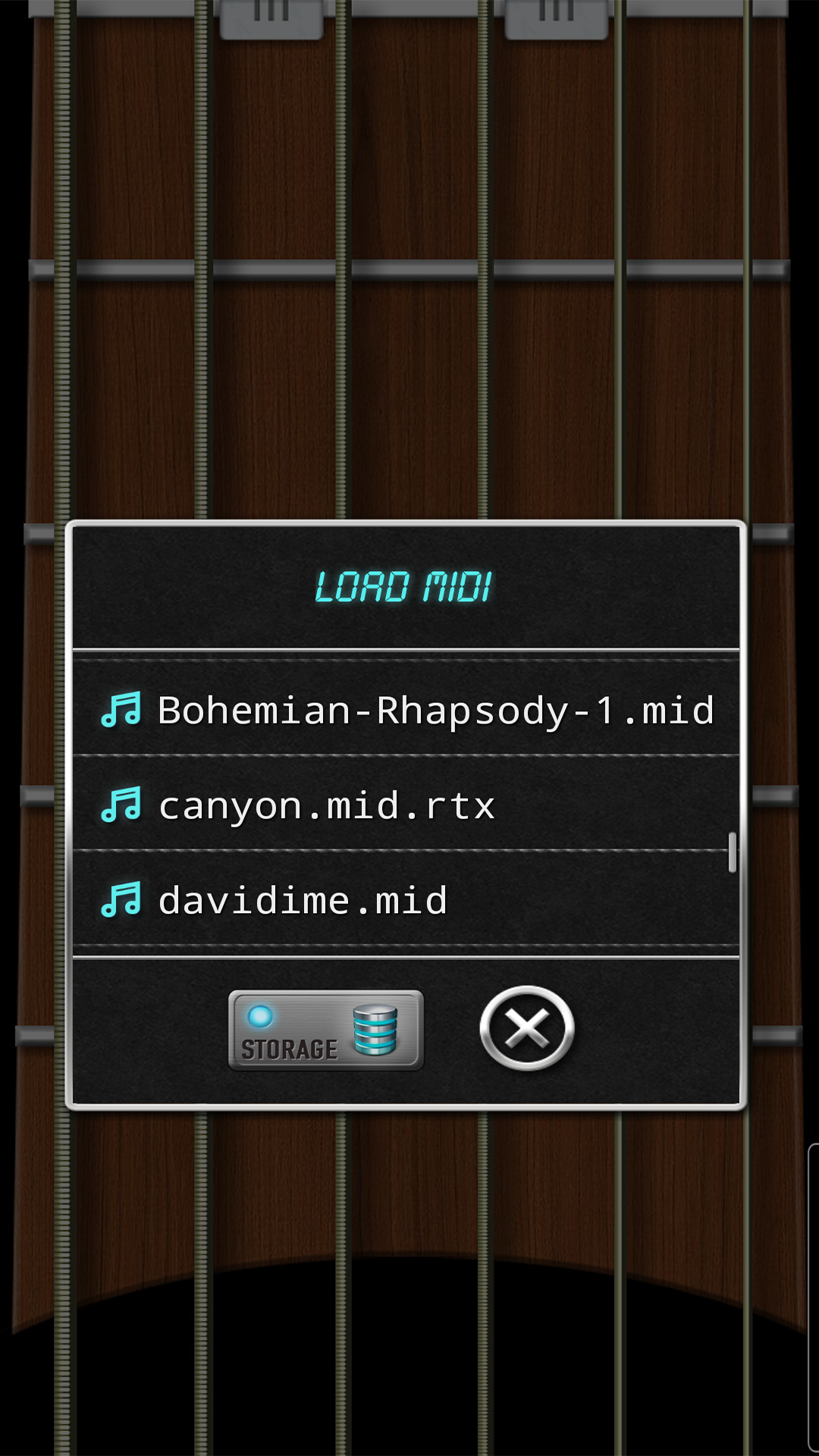 اسکرین شات 8 برنامه My Guitar - Solo & Chords