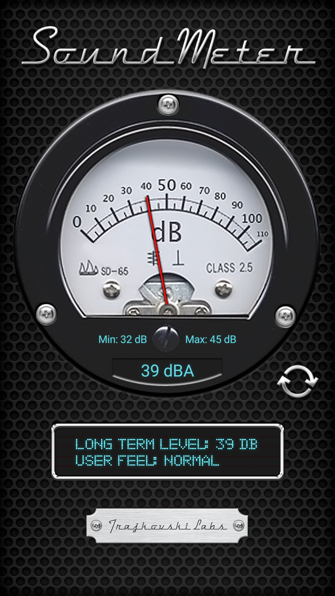 اسکرین شات 1 برنامه Sound Meter - Decibel & SPL