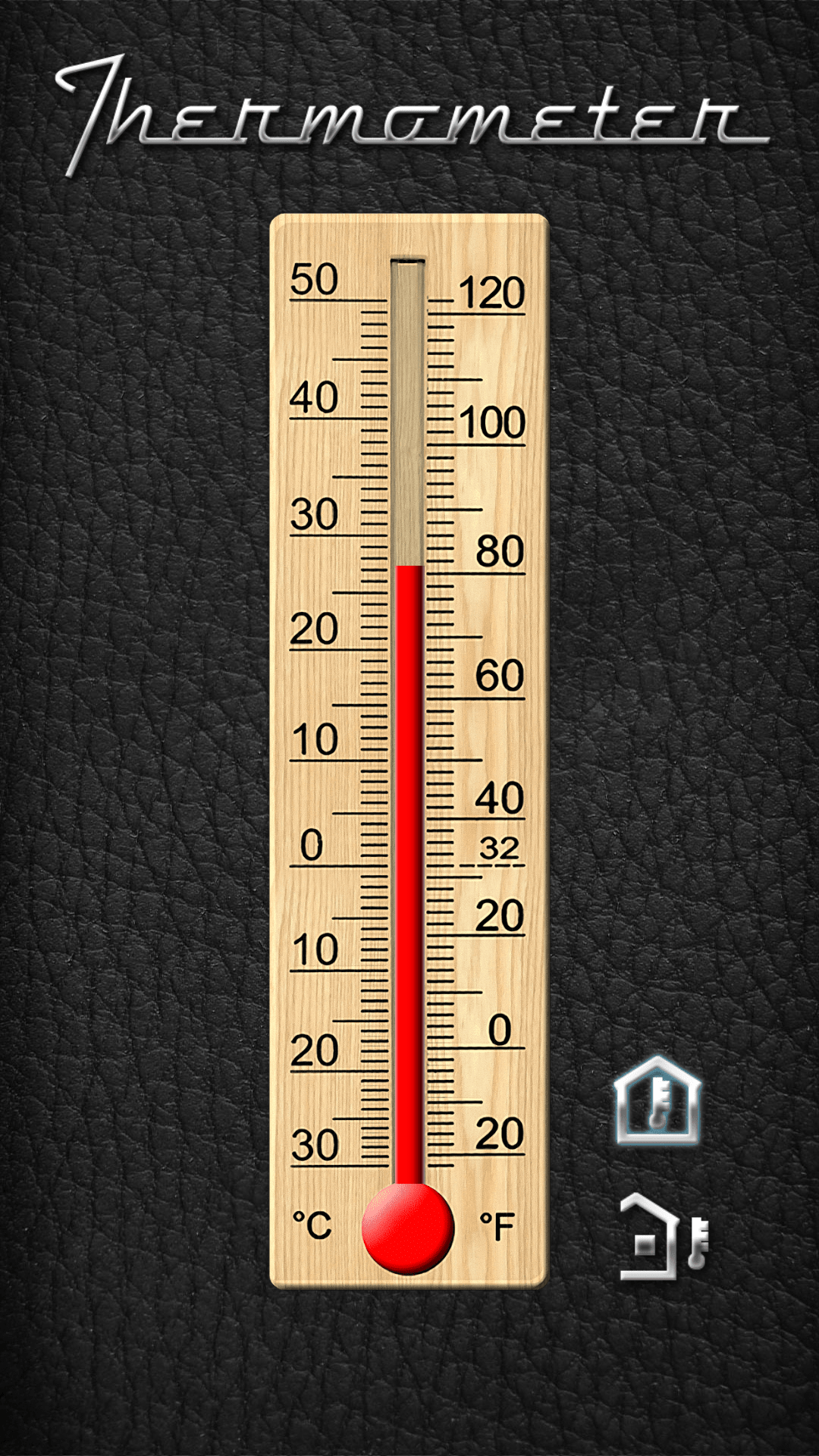 اسکرین شات 5 برنامه Thermometer - Indoor & Outdoor
