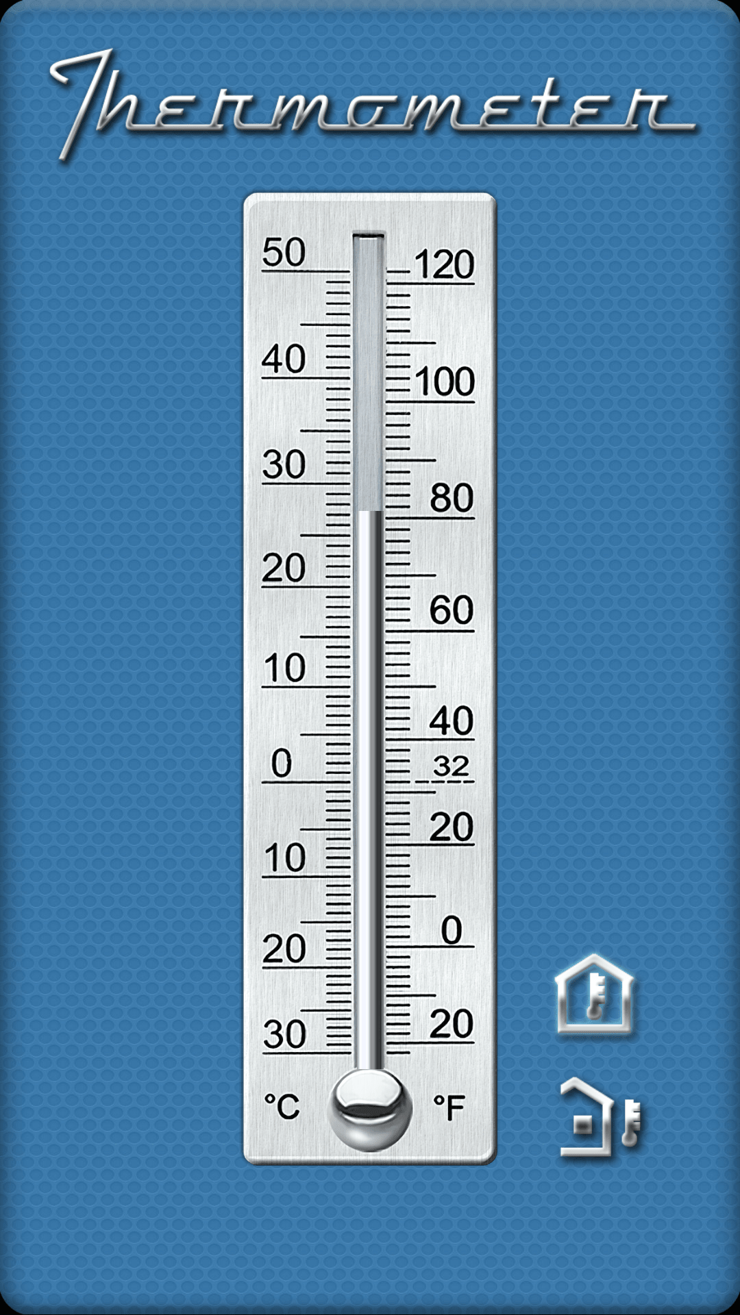 اسکرین شات 6 برنامه Thermometer - Indoor & Outdoor